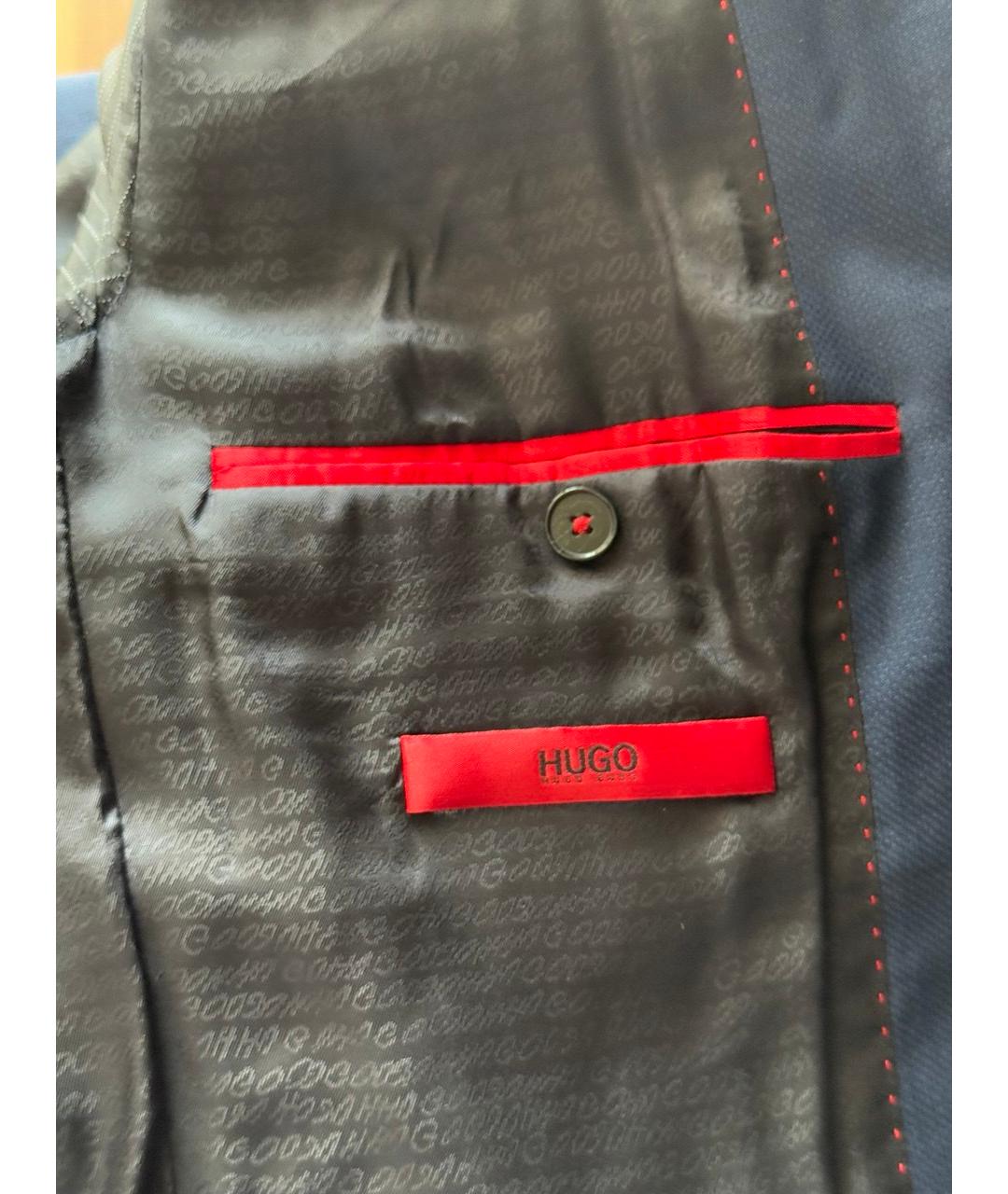 HUGO BOSS Синий классический костюм, фото 5