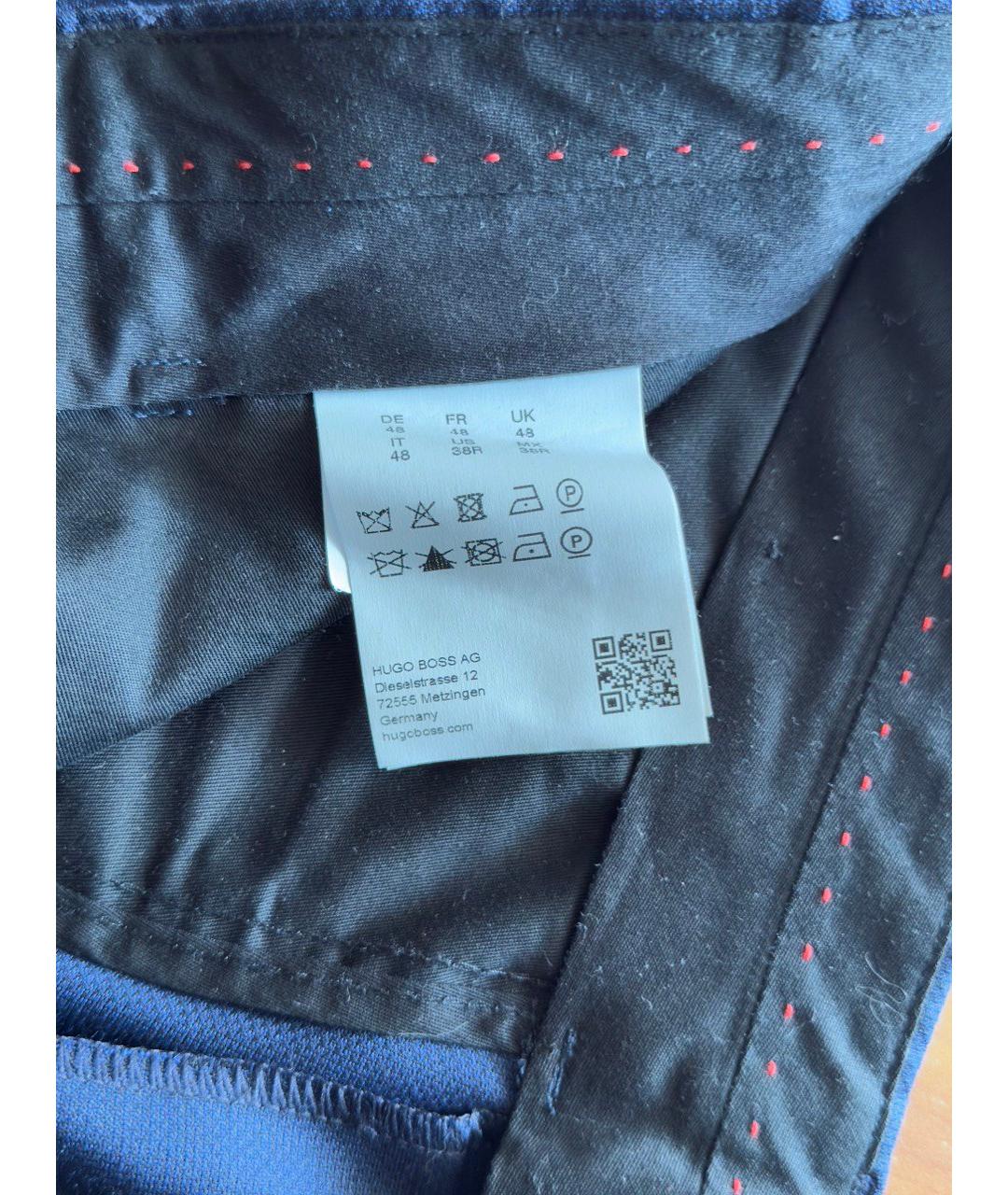 HUGO BOSS Синий классический костюм, фото 8