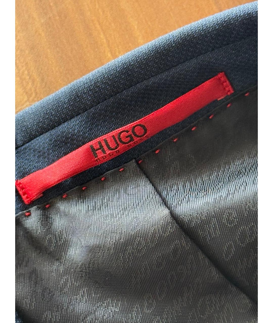 HUGO BOSS Синий классический костюм, фото 4
