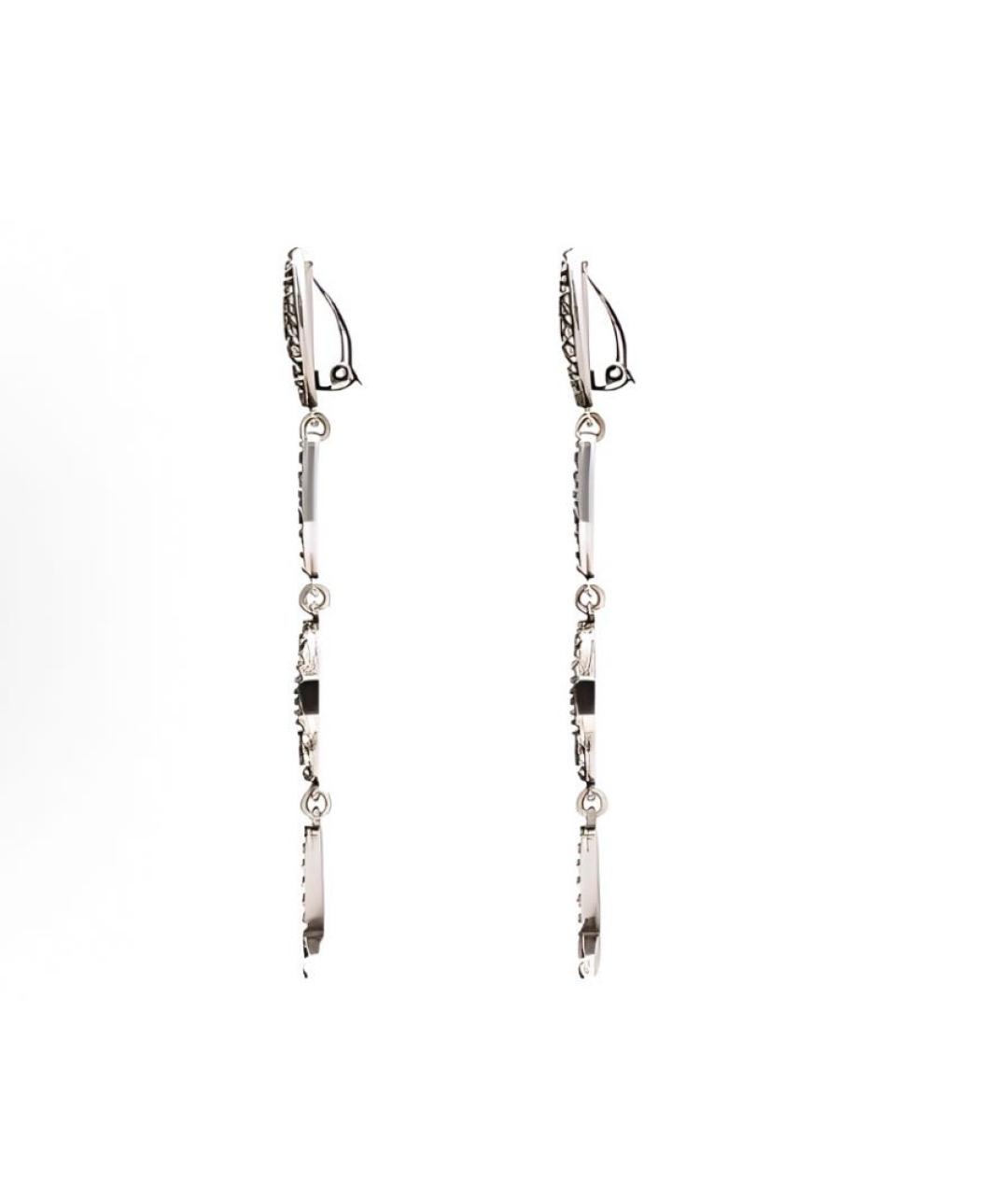 SAINT LAURENT Серебряные латунные серьги, фото 3