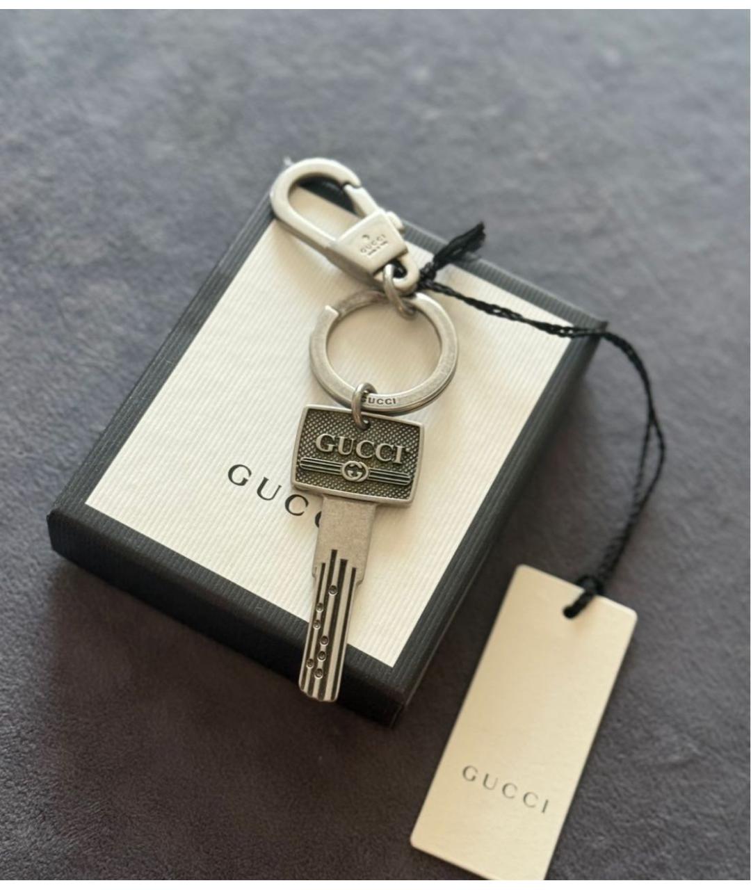 GUCCI Серебрянный брелок, фото 3