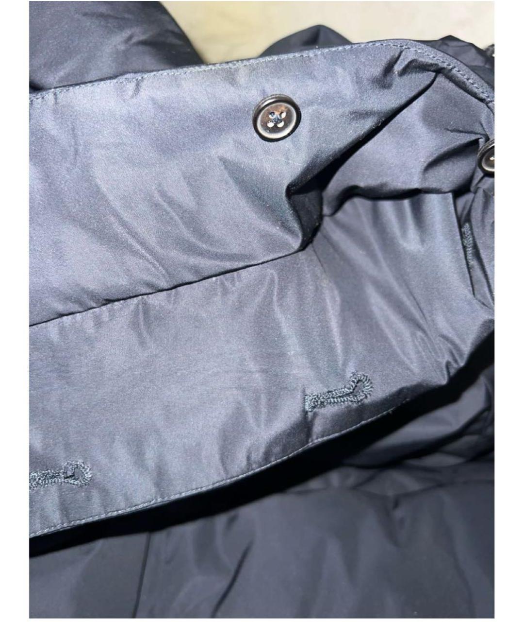 JIL SANDER Темно-синий полиэстеровый пуховик, фото 6