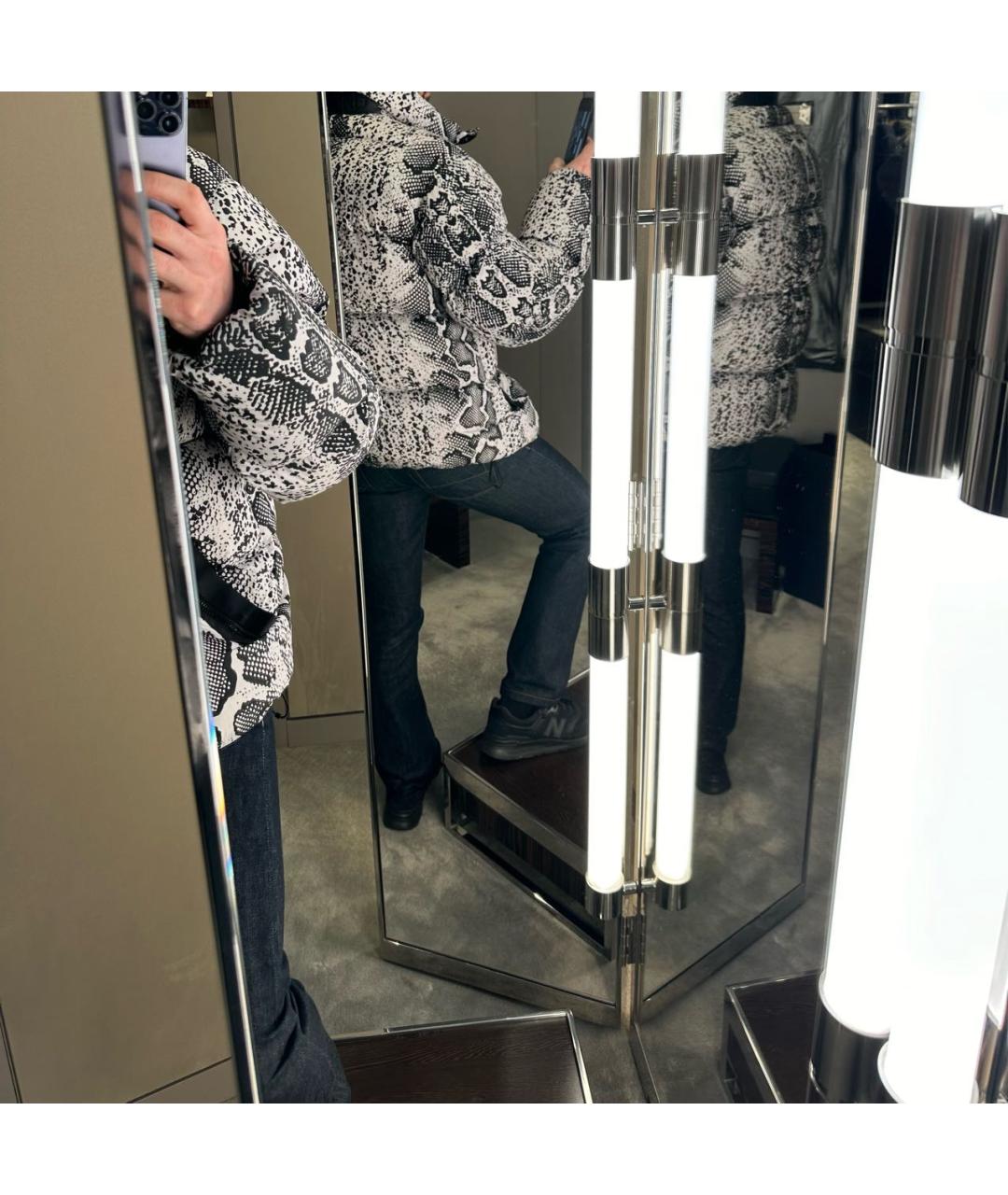 TOM FORD Белый полиамидовый пуховик, фото 4