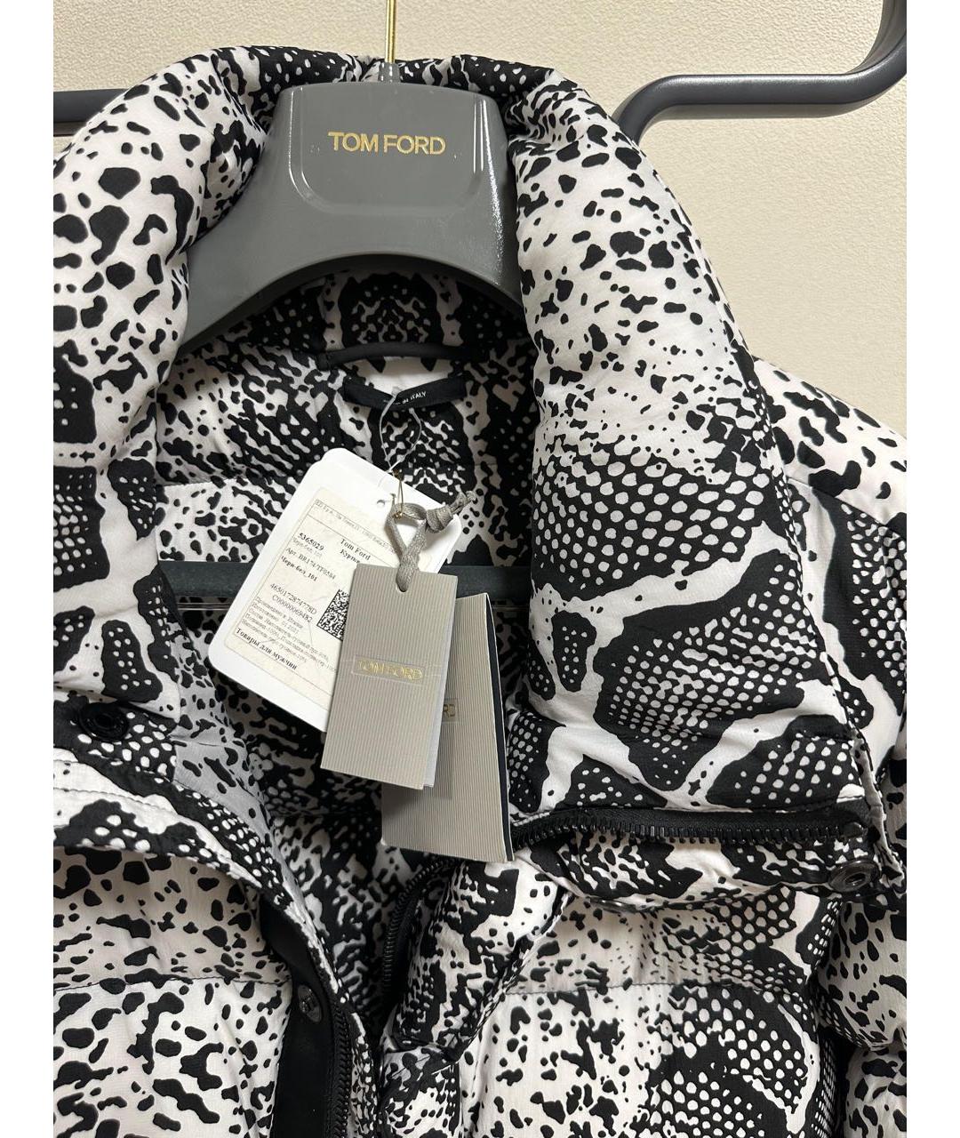 TOM FORD Белый полиамидовый пуховик, фото 3