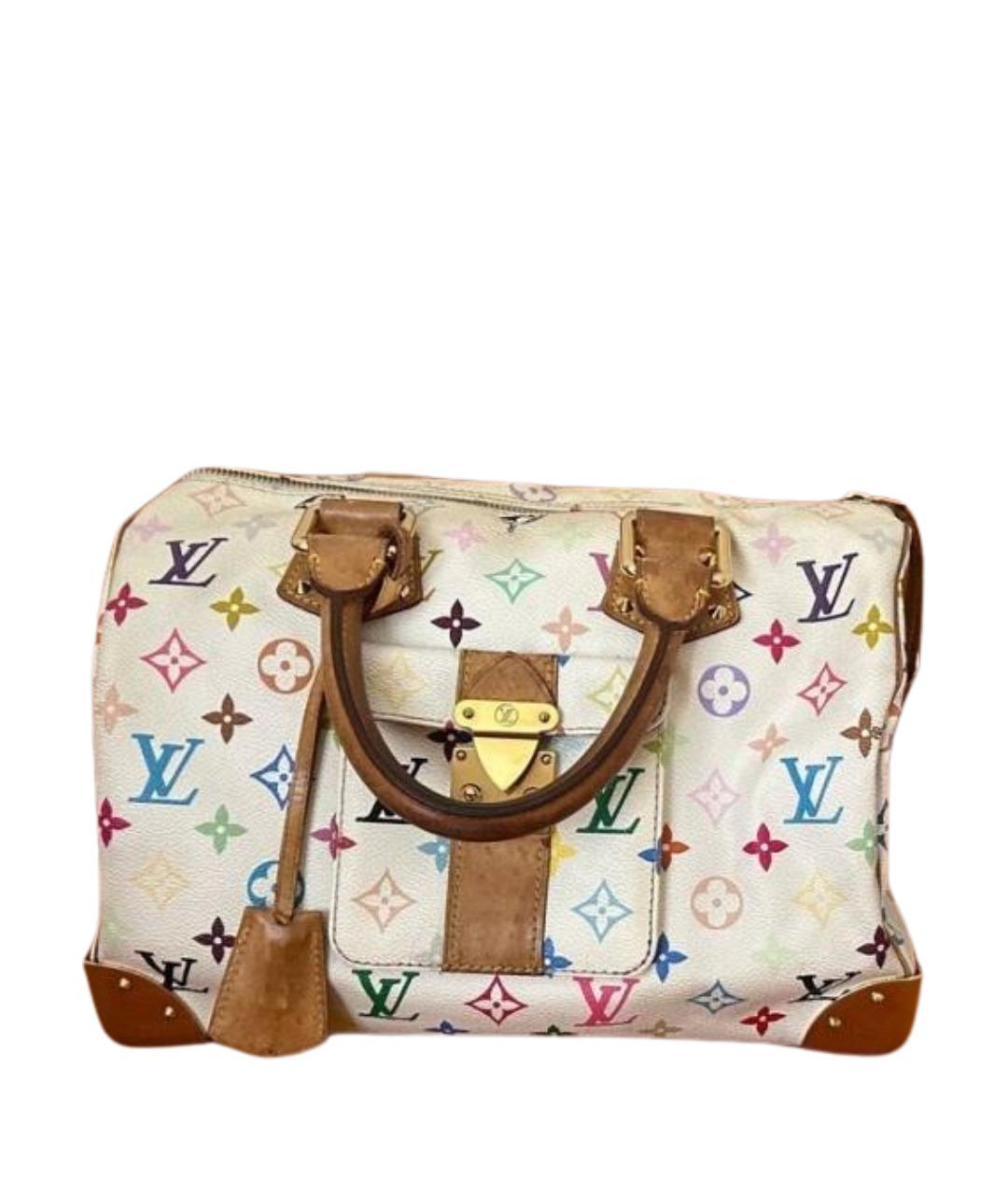 LOUIS VUITTON Белая сумка с короткими ручками, фото 1