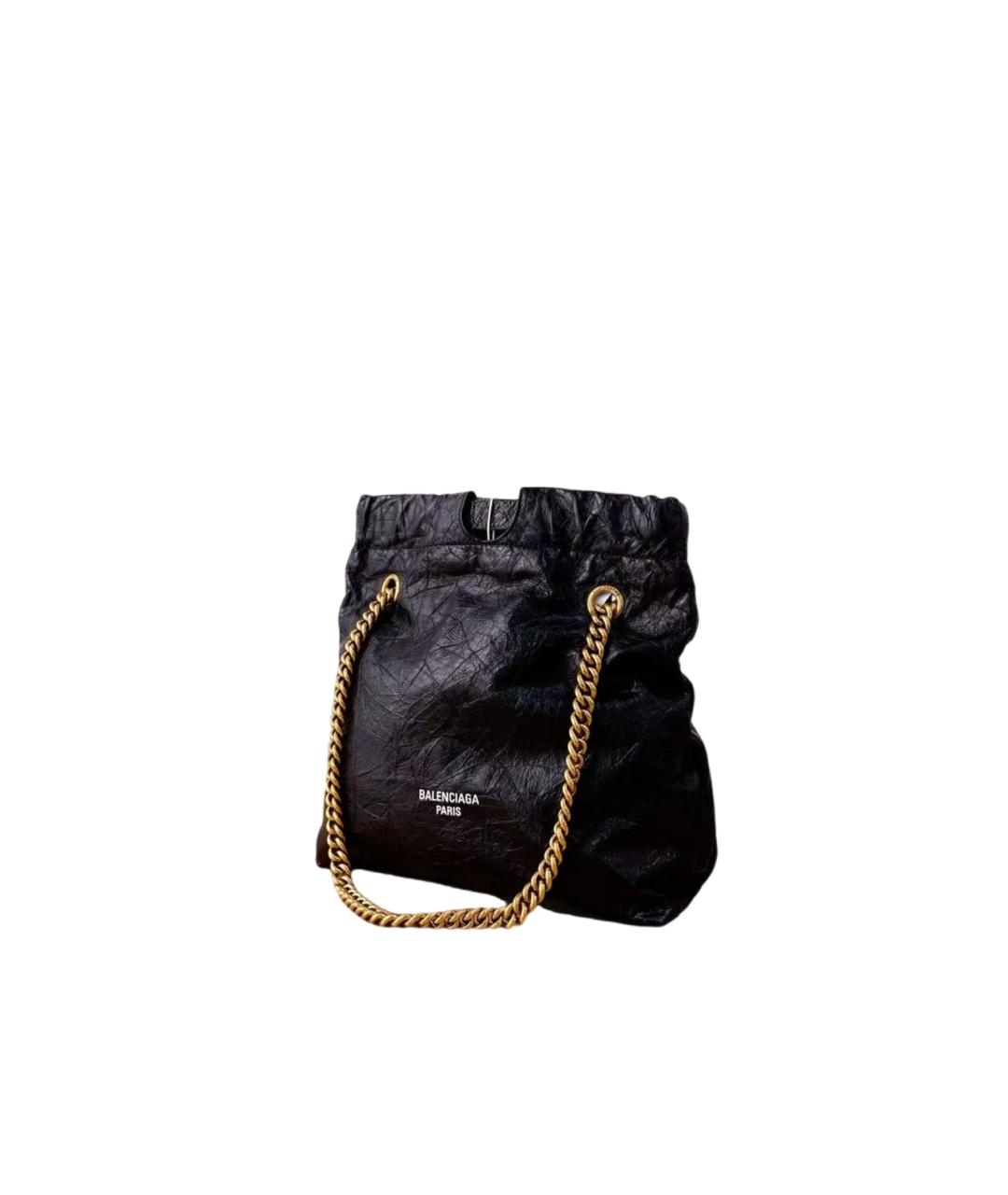 BALENCIAGA Черная сумка через плечо из искусственной кожи, фото 7