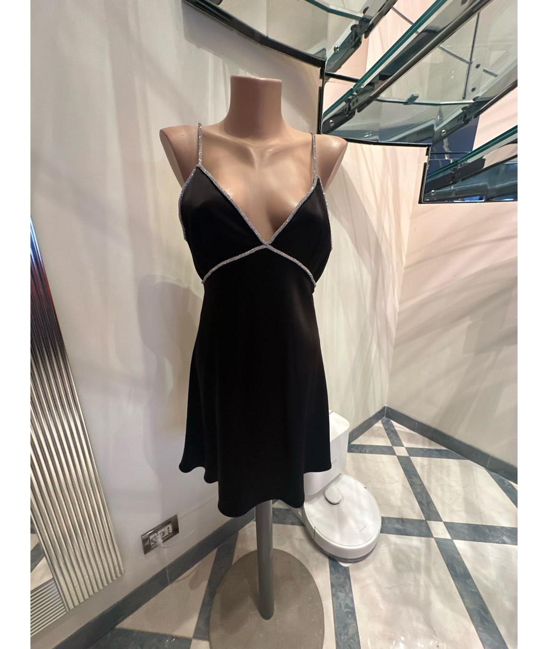 ALICE+OLIVIA Черное полиэстеровое вечернее платье, фото 7