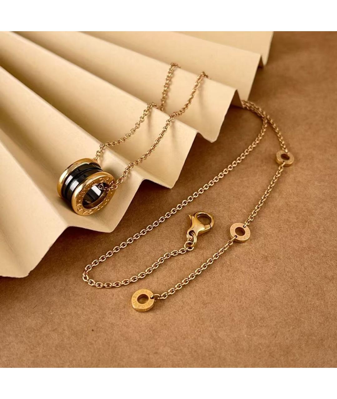 BVLGARI Золотое колье из розового золота, фото 5