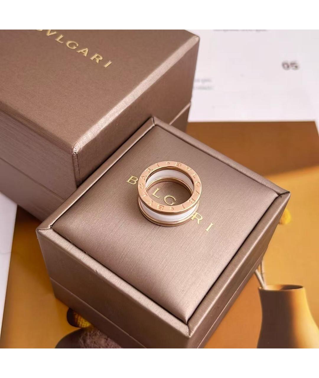 BVLGARI Золотое кольцо из розового золота, фото 3