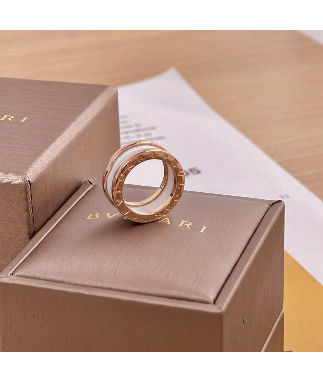 BVLGARI Золотое кольцо из розового золота, фото 5