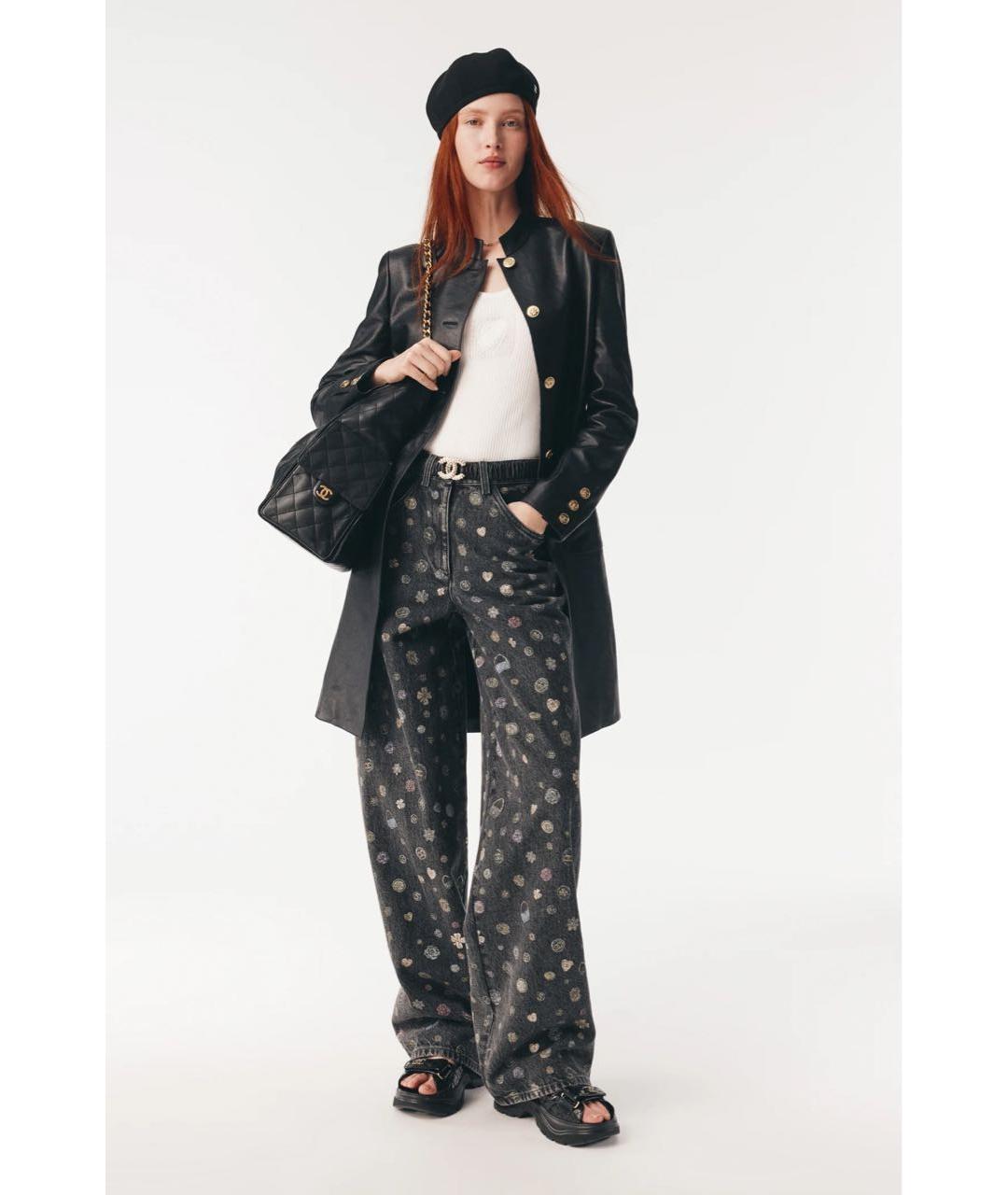 CHANEL Мульти прямые джинсы, фото 3