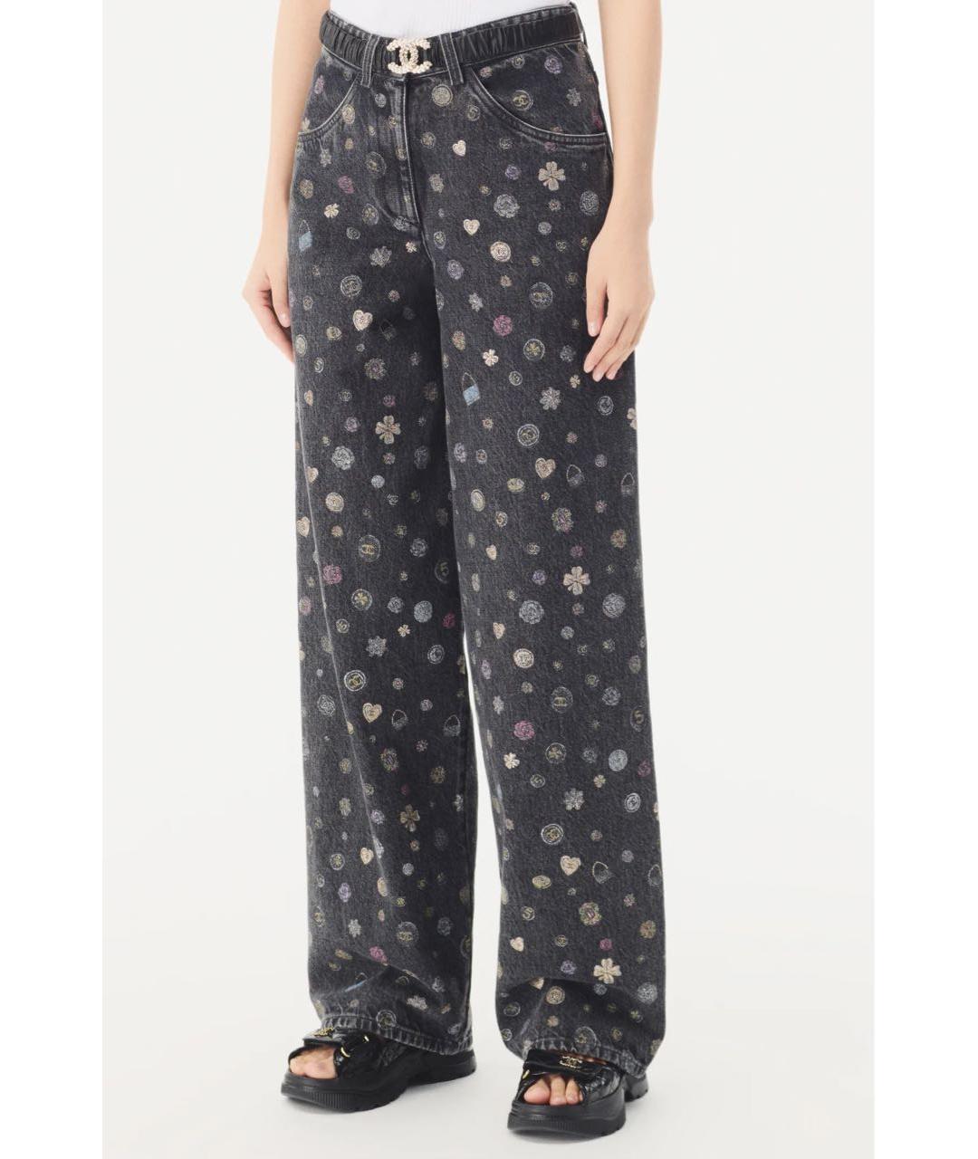 CHANEL Мульти прямые джинсы, фото 4