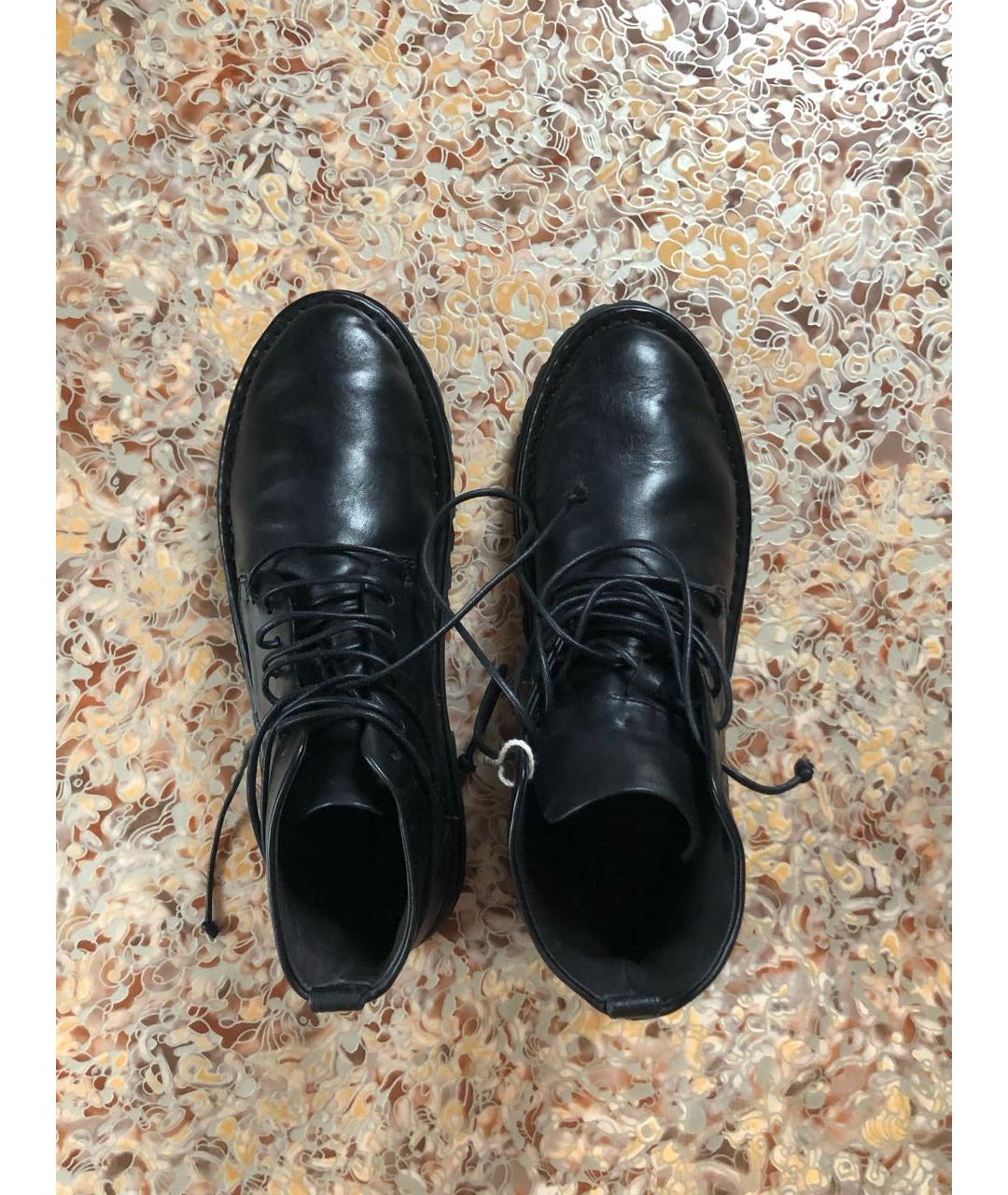 MARSELL Черные кожаные ботинки, фото 7