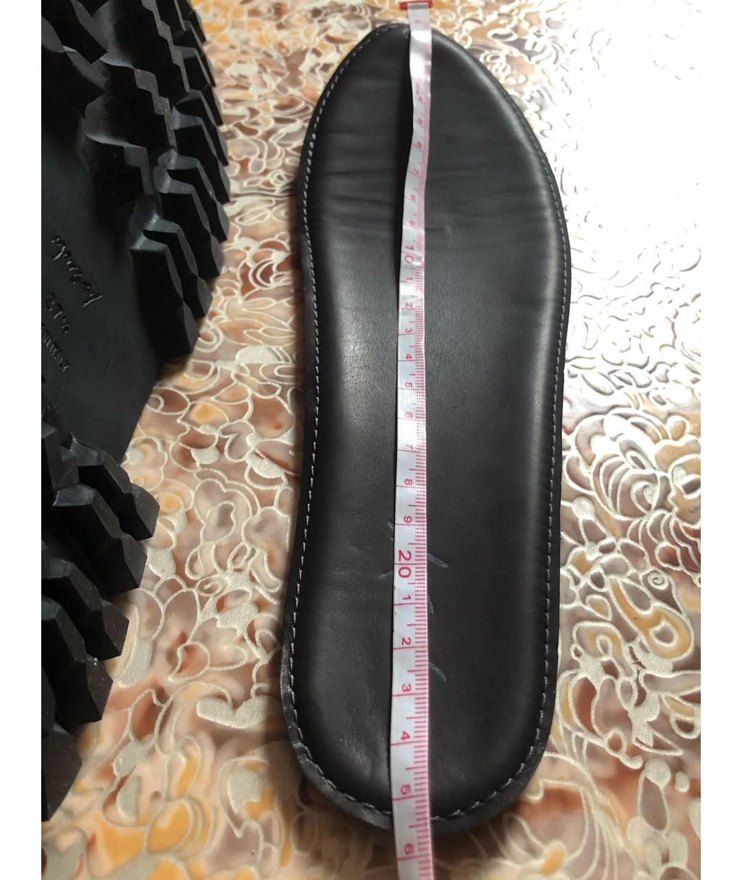 MARSELL Черные кожаные ботинки, фото 5