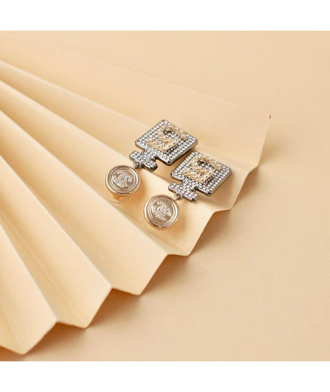 CHANEL Золотые серьги, фото 5