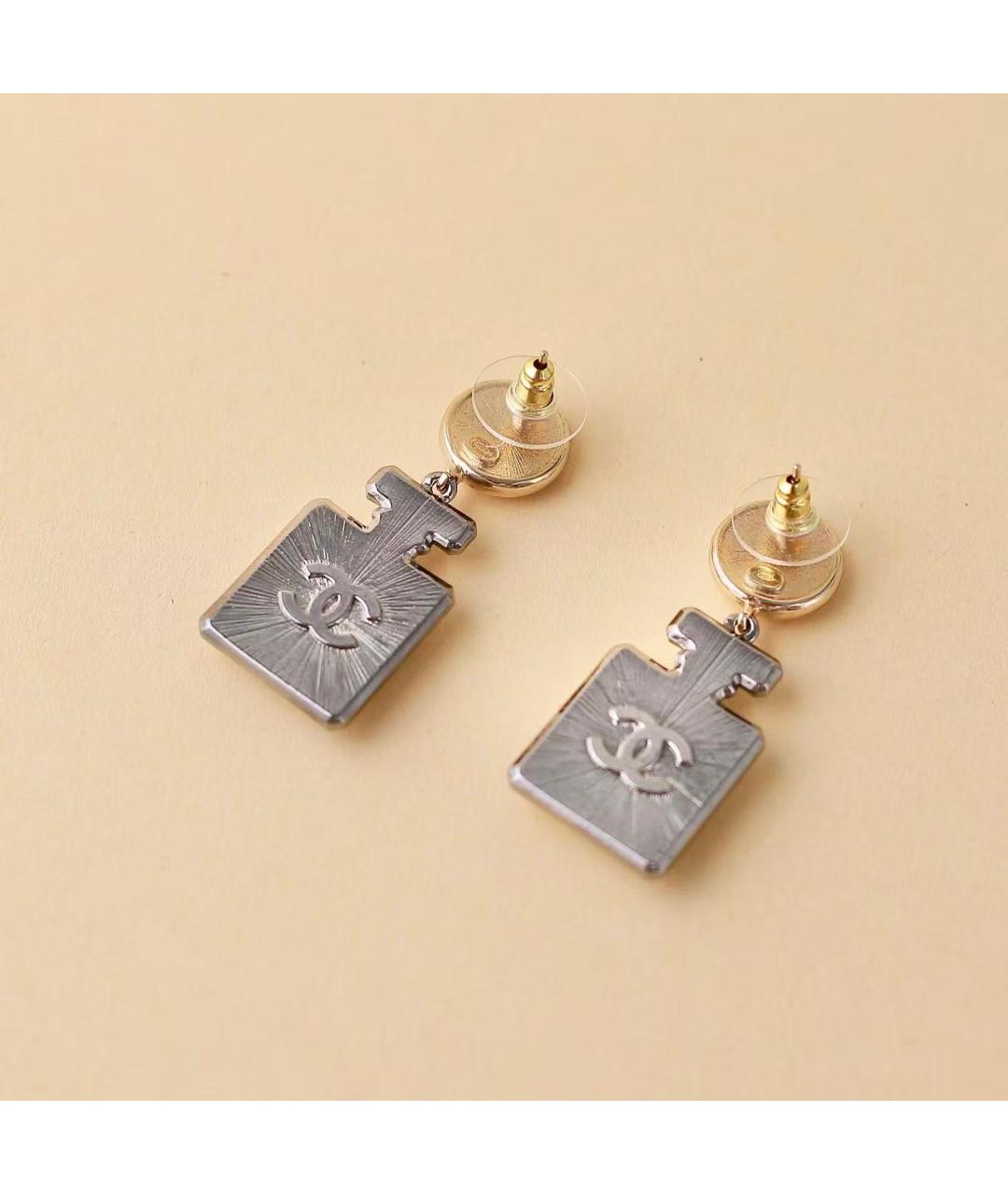 CHANEL Золотые серьги, фото 3