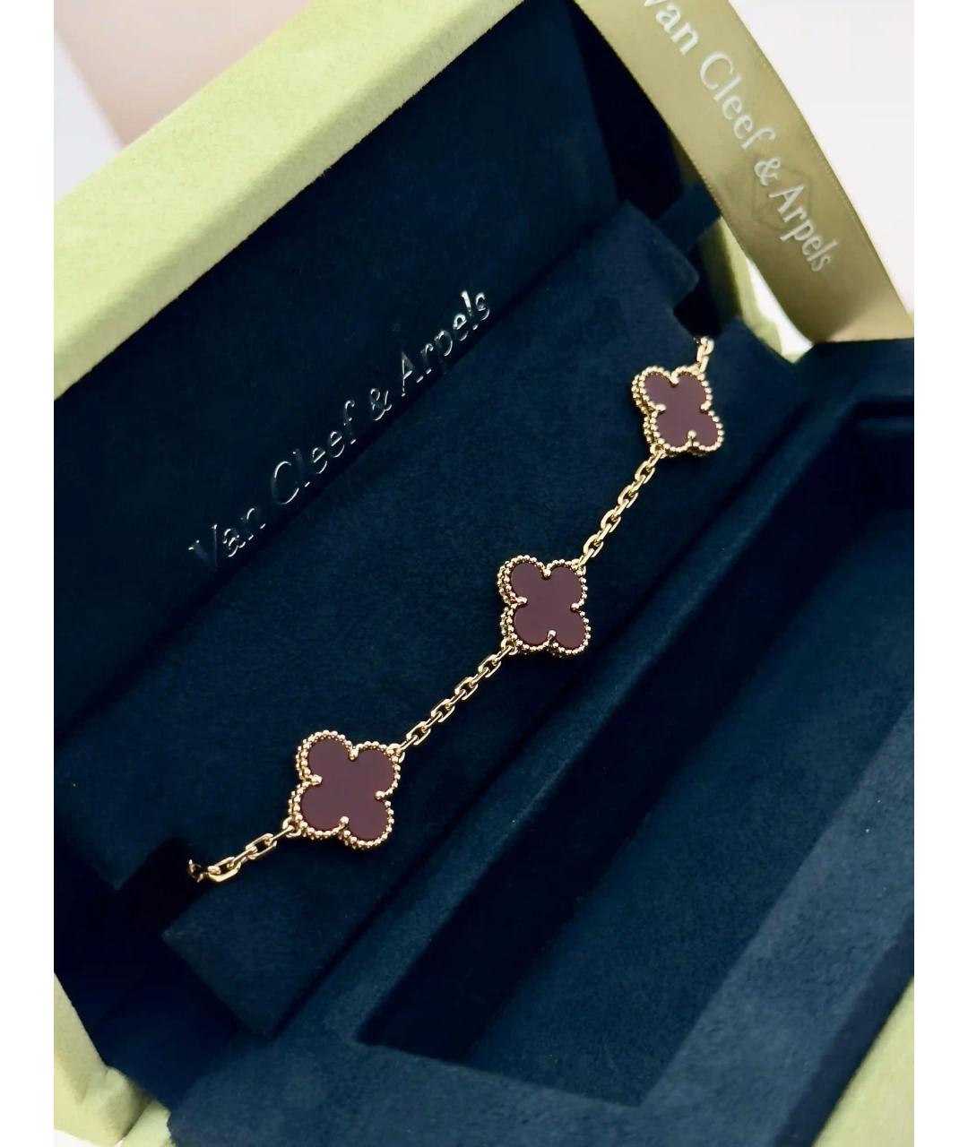 VAN CLEEF & ARPELS Красный браслет из желтого золота, фото 3