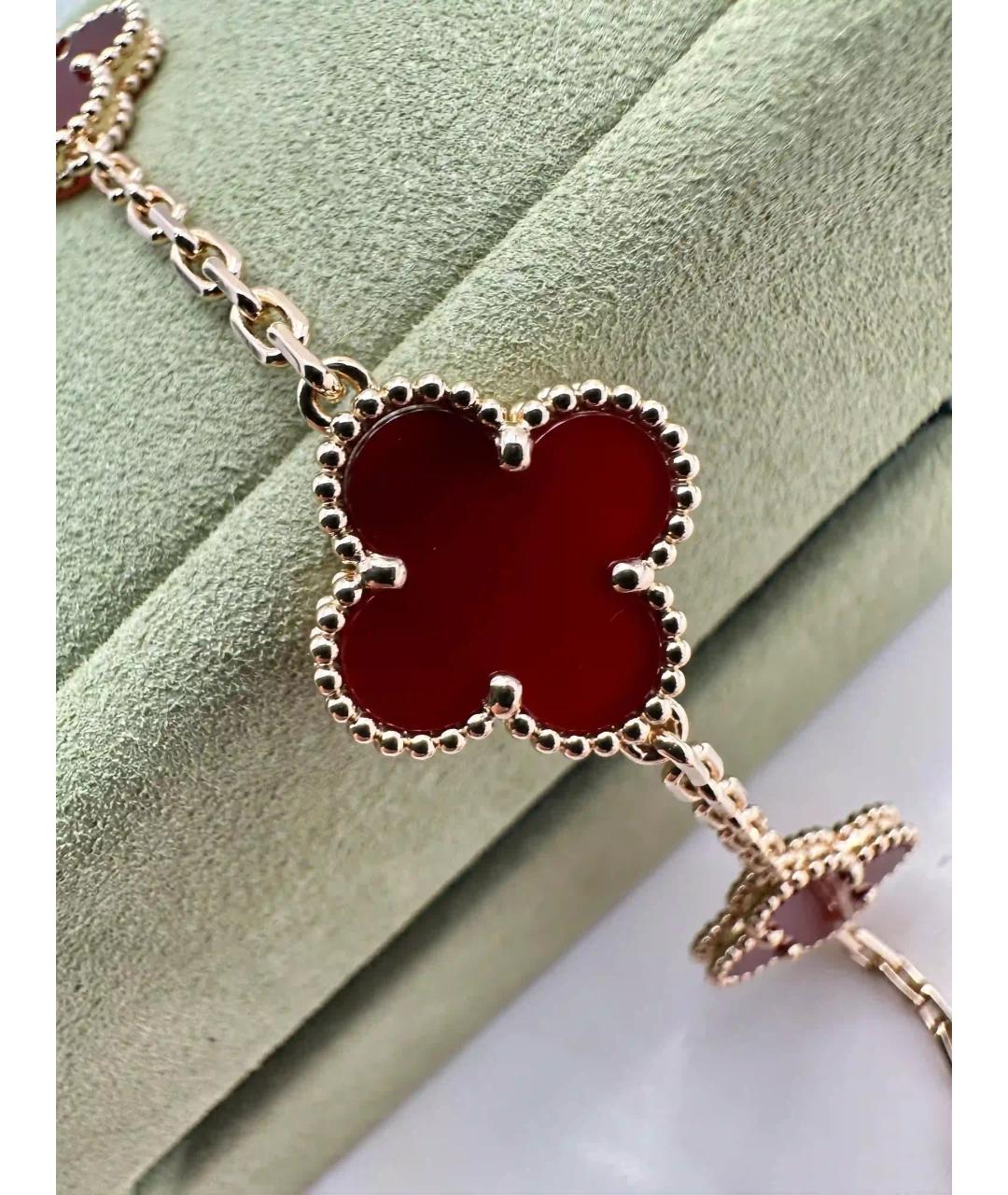 VAN CLEEF & ARPELS Красный браслет из желтого золота, фото 5