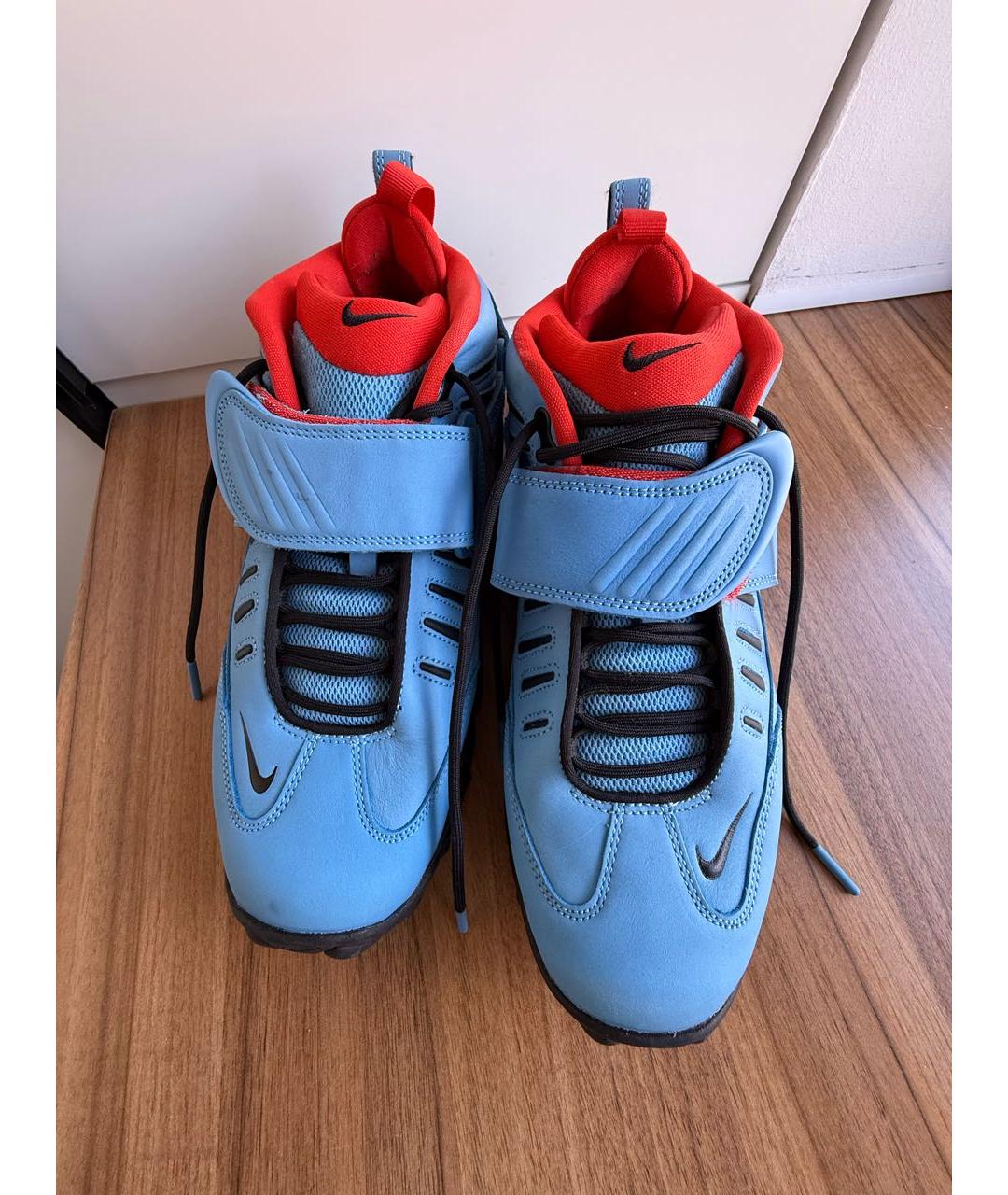 NIKE Голубые высокие кроссовки / кеды, фото 3