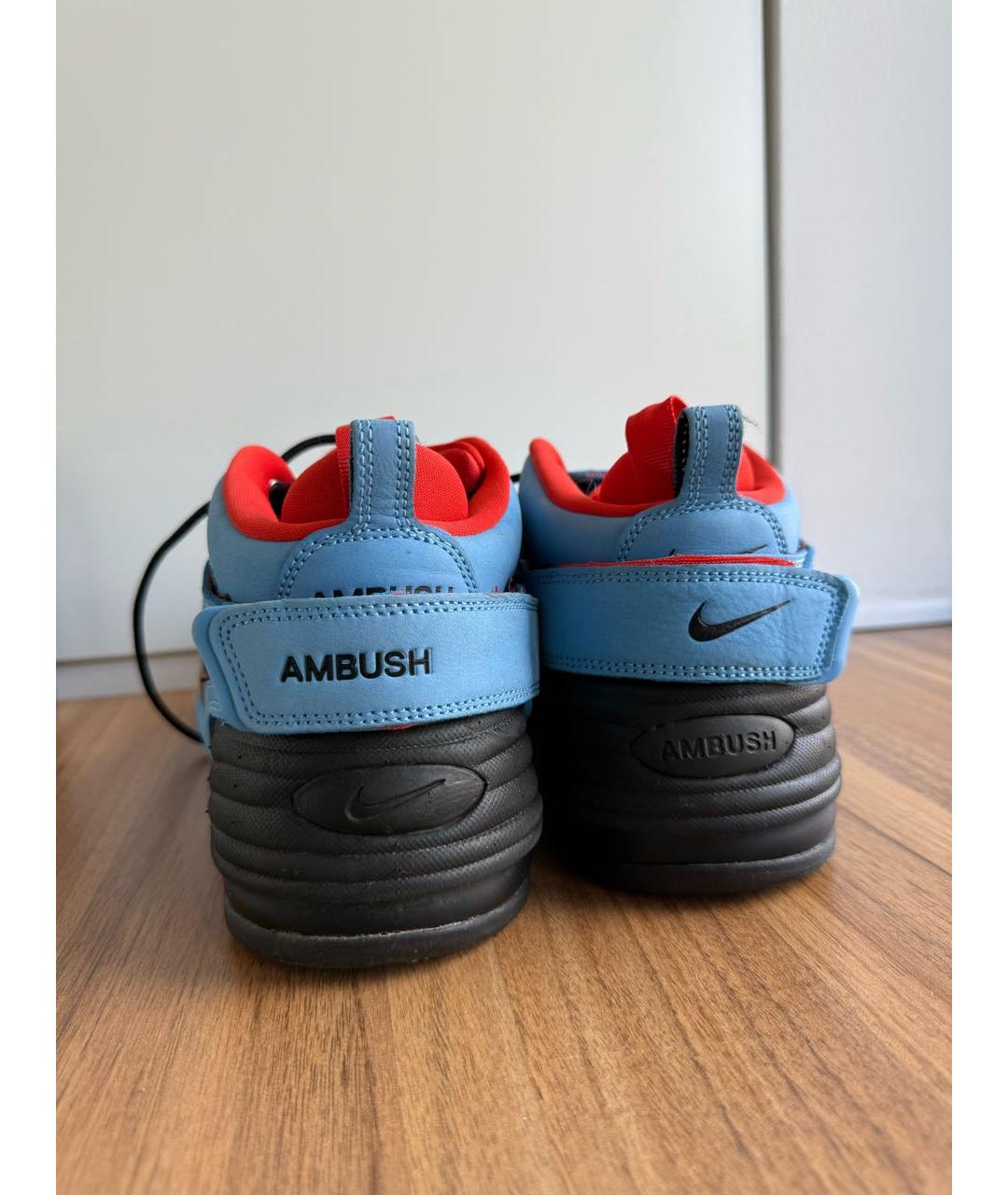 NIKE Голубые высокие кроссовки / кеды, фото 4
