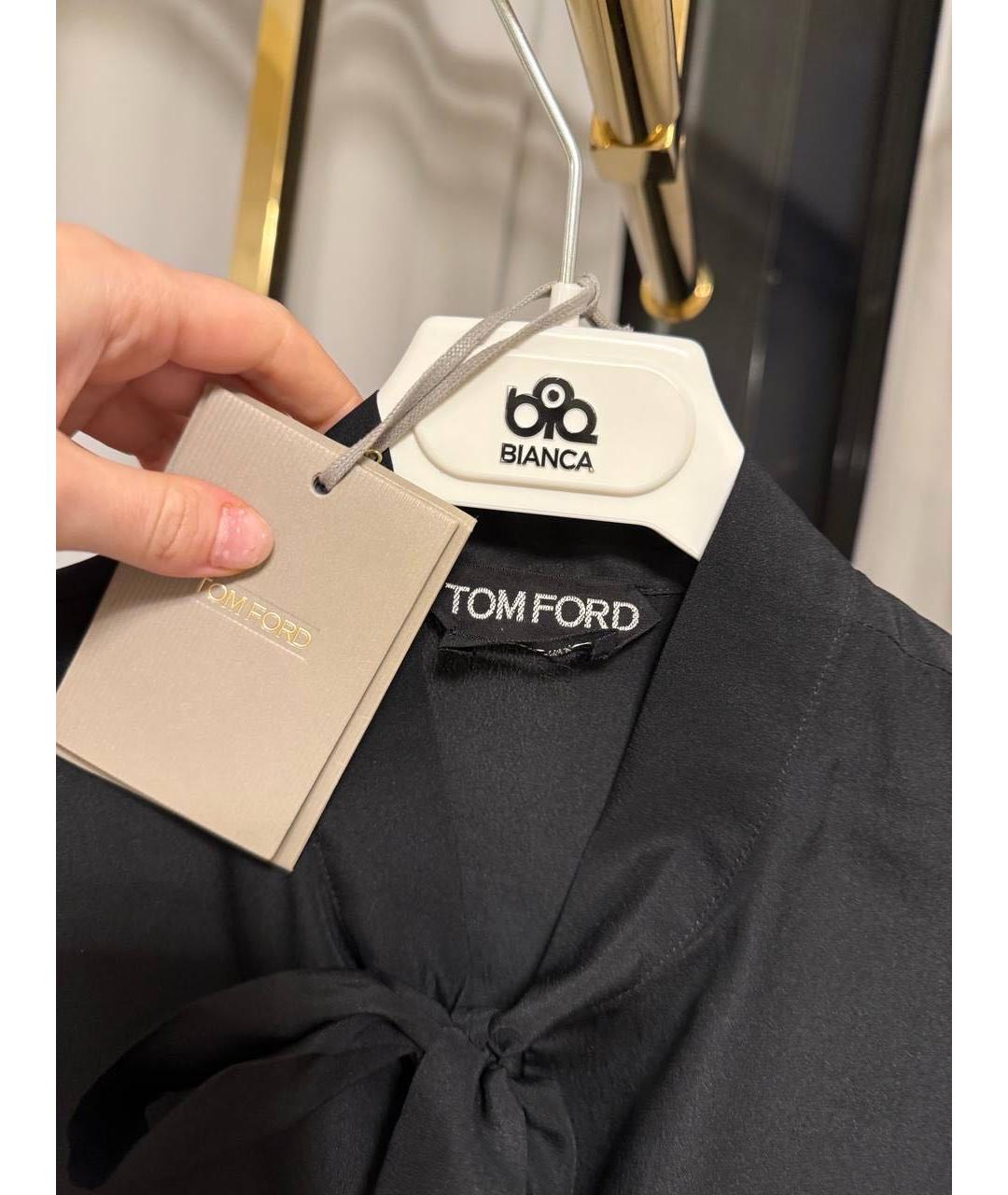 TOM FORD Черная блузы, фото 4
