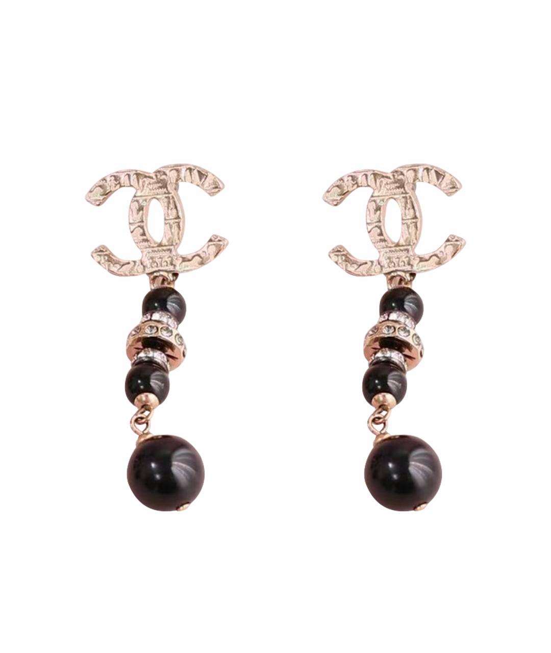 CHANEL Металлические серьги, фото 1