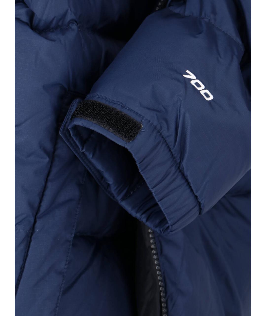 THE NORTH FACE Синий полиамидовый пуховик, фото 4