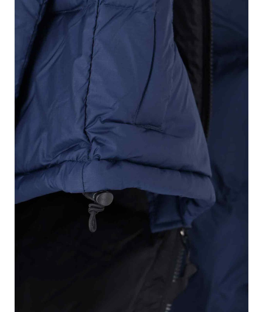 THE NORTH FACE Синий полиамидовый пуховик, фото 5