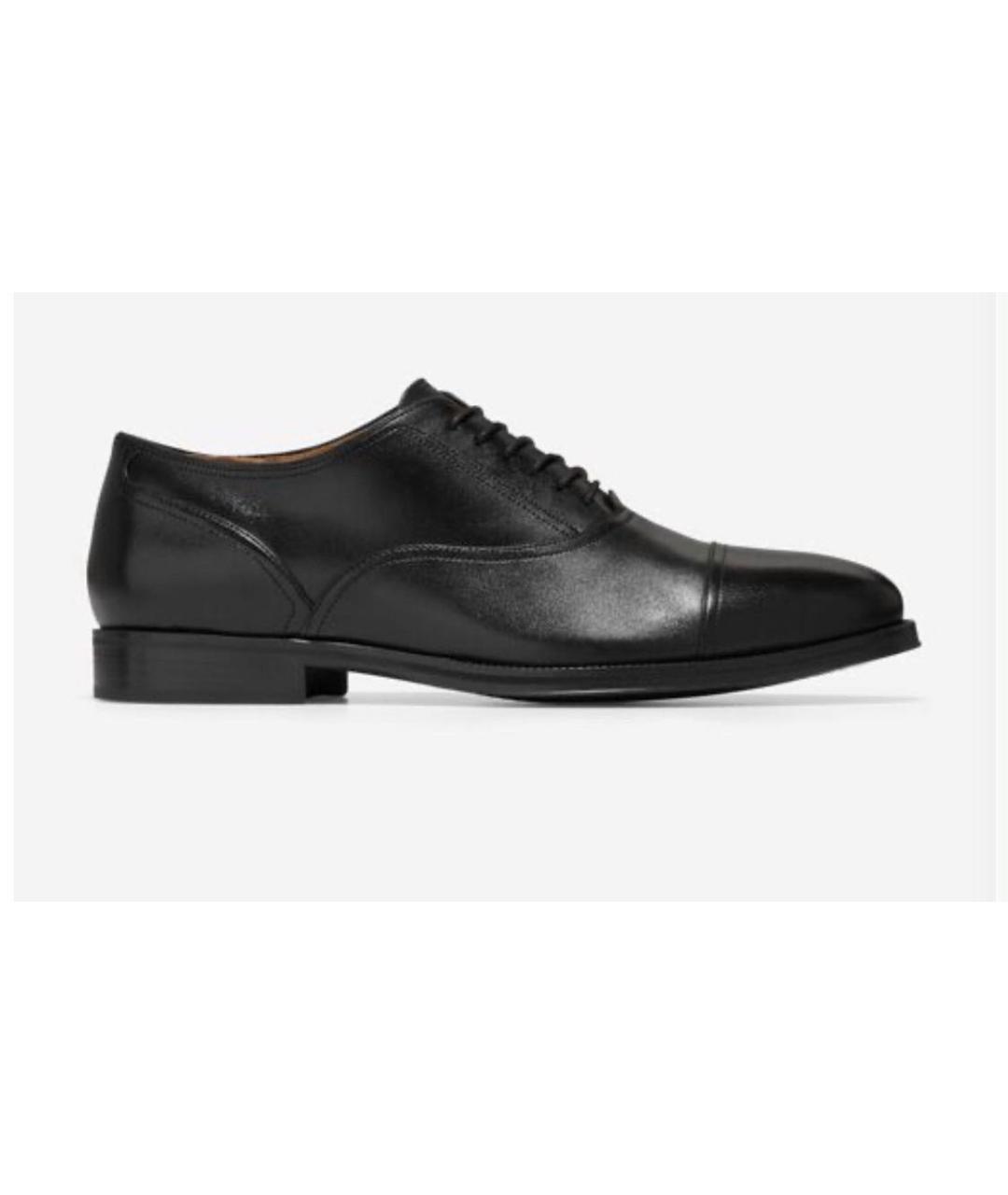 COLE HAAN Черные кожаные низкие ботинки, фото 9