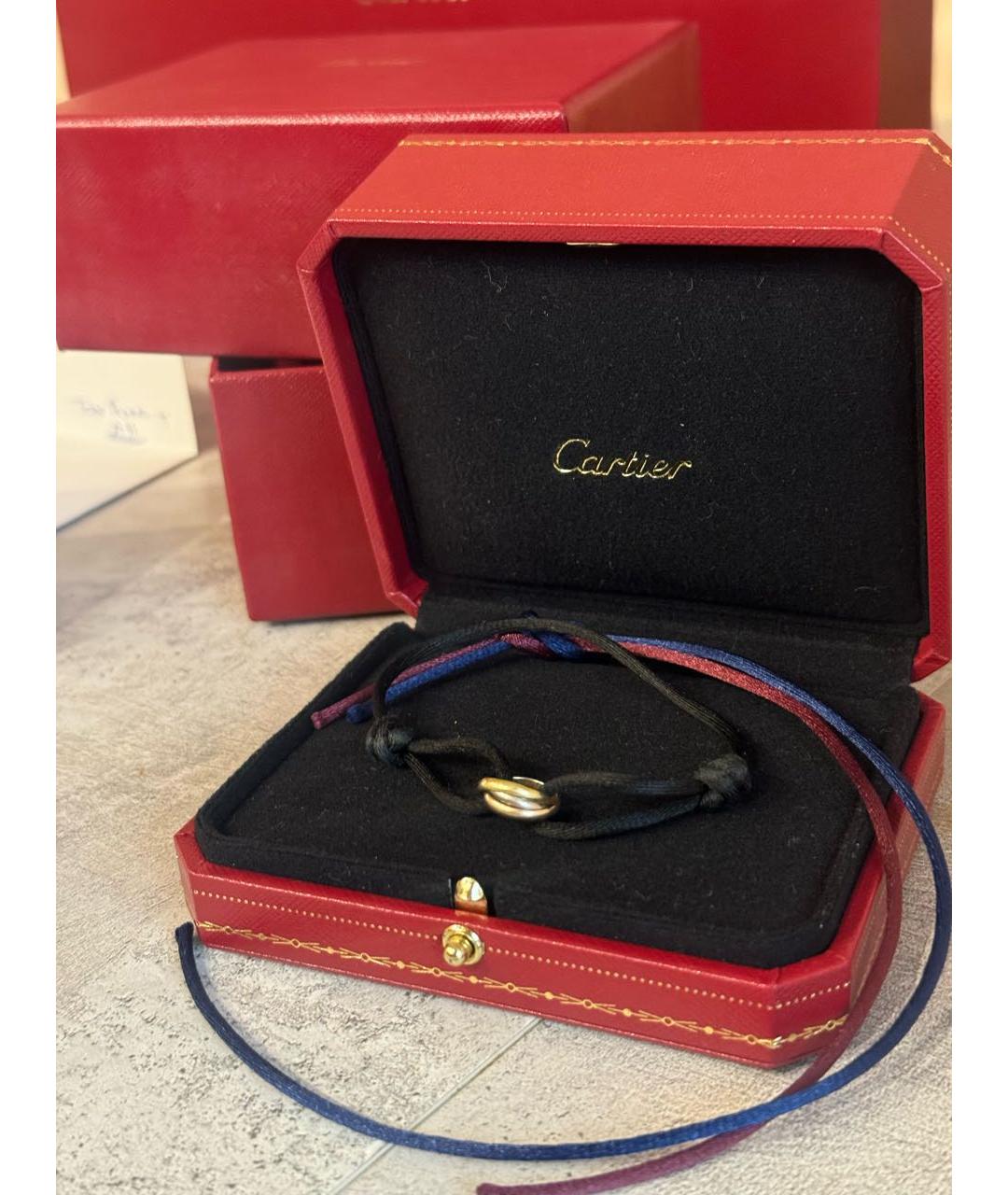 CARTIER Черный браслет из белого золота, фото 5
