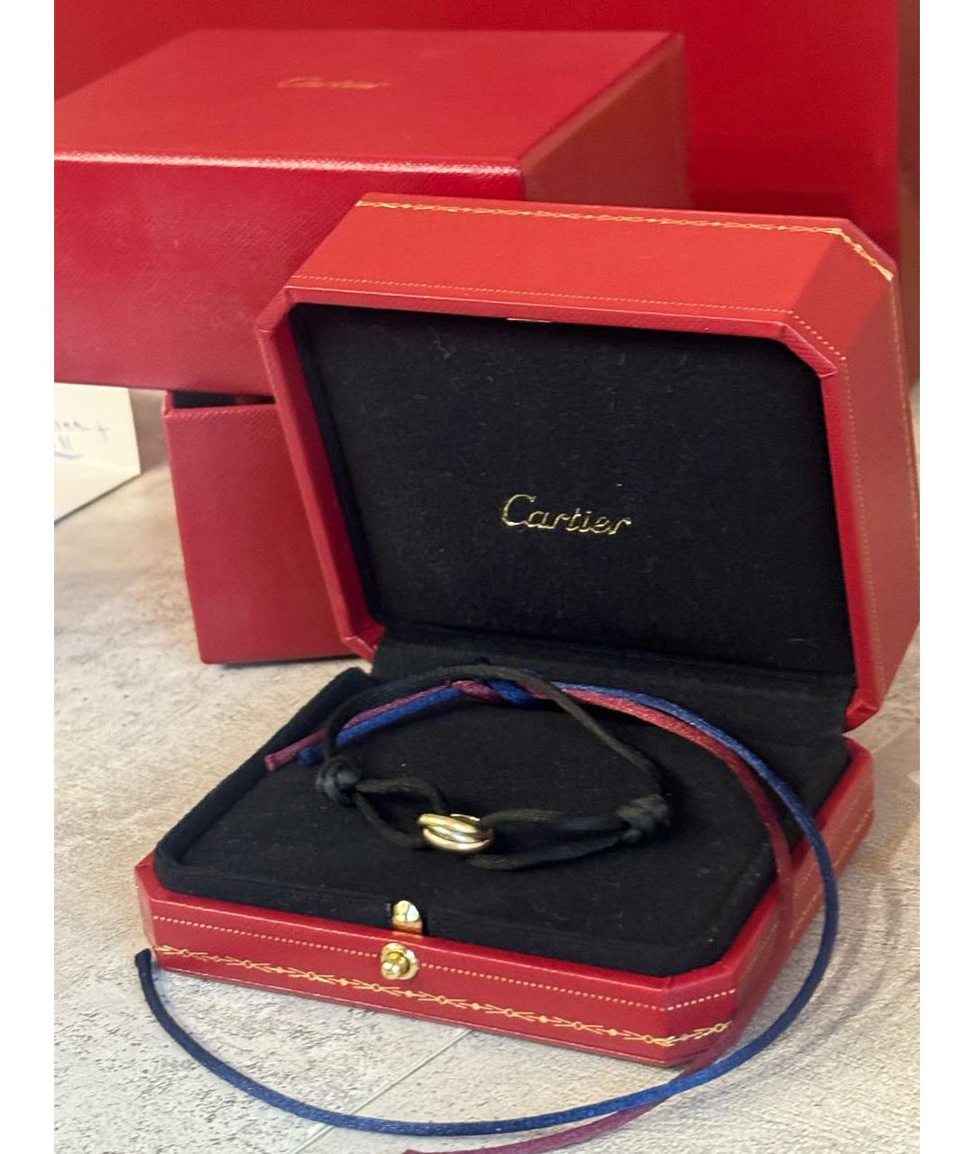 CARTIER Черный браслет из белого золота, фото 8