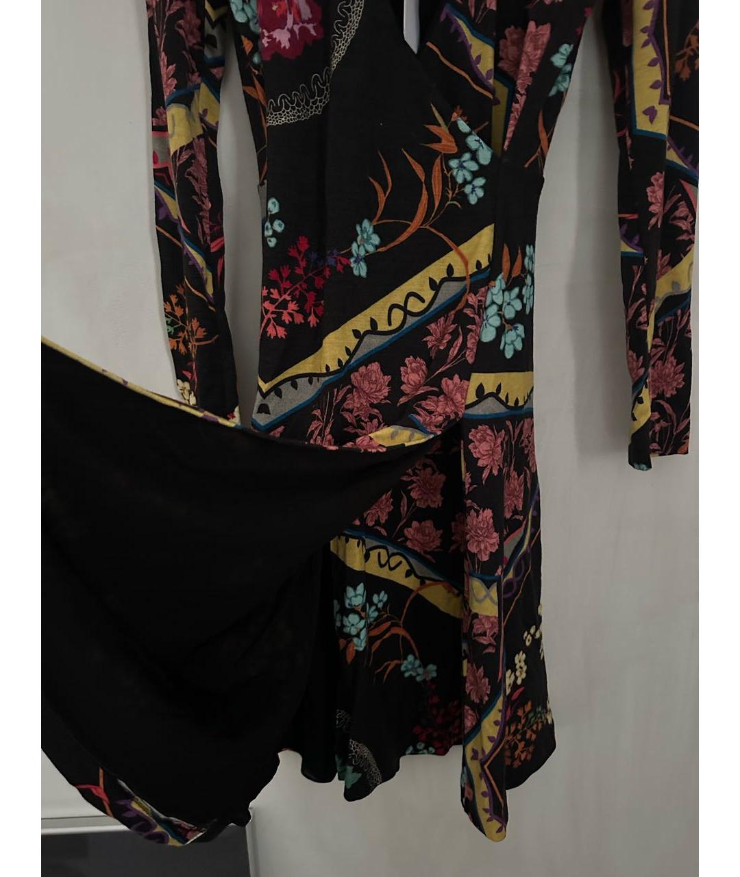 ETRO Черное шерстяное коктейльное платье, фото 4