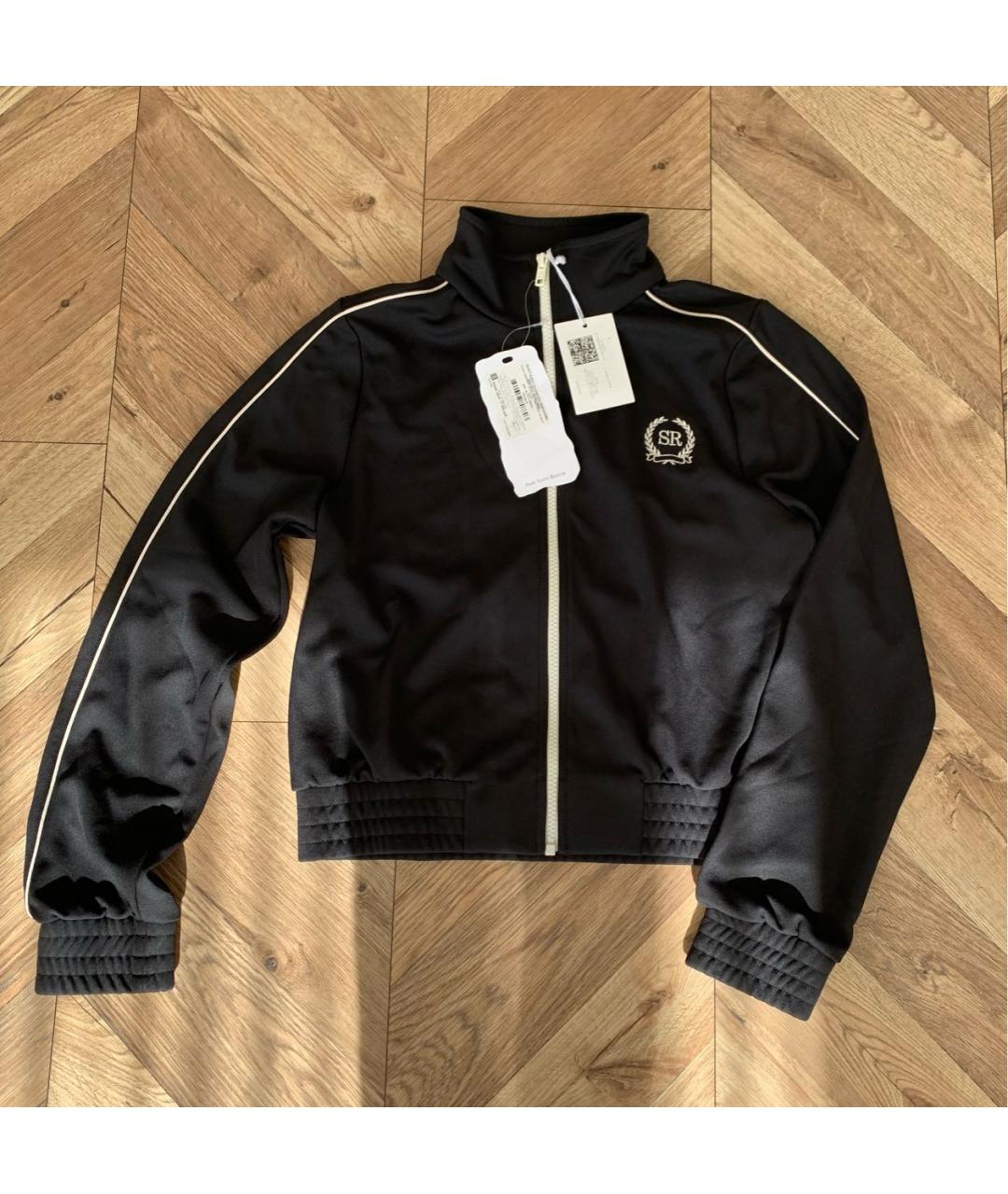 SPORTY AND RICH Черная спортивная куртка, фото 2