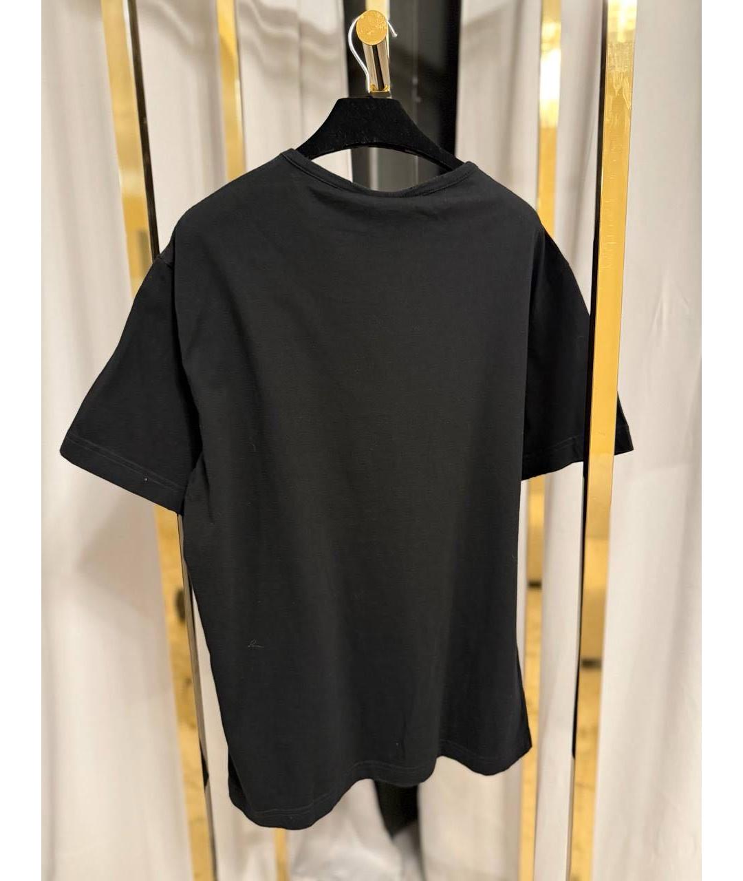 DOLCE&GABBANA Черная хлопковая футболка, фото 2