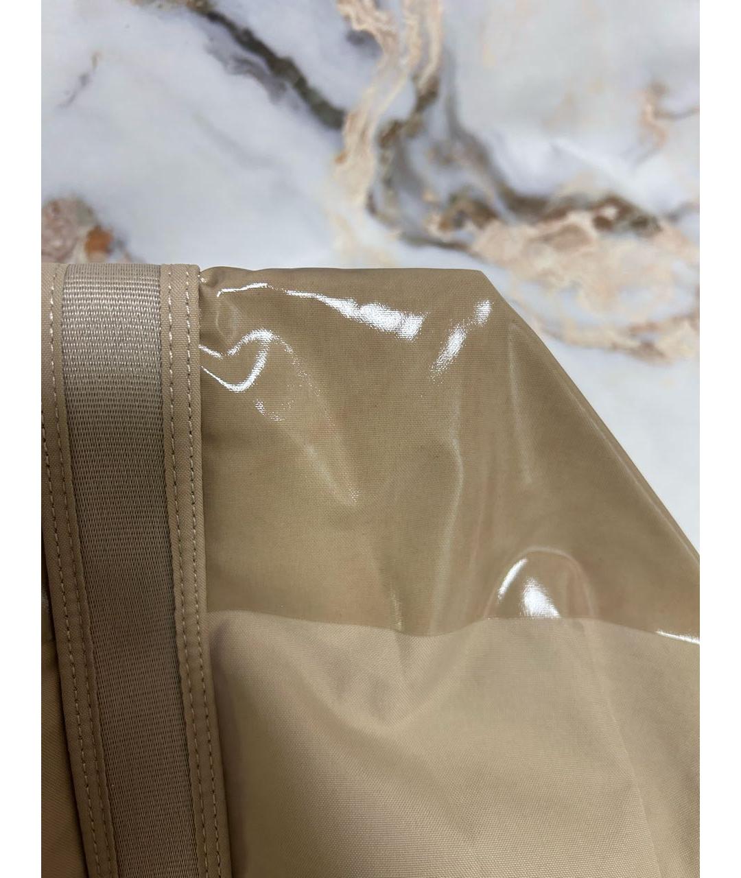 ADIDAS BY STELLA MCCARTNEY Бежевая тканевая дорожная/спортивная сумка, фото 7