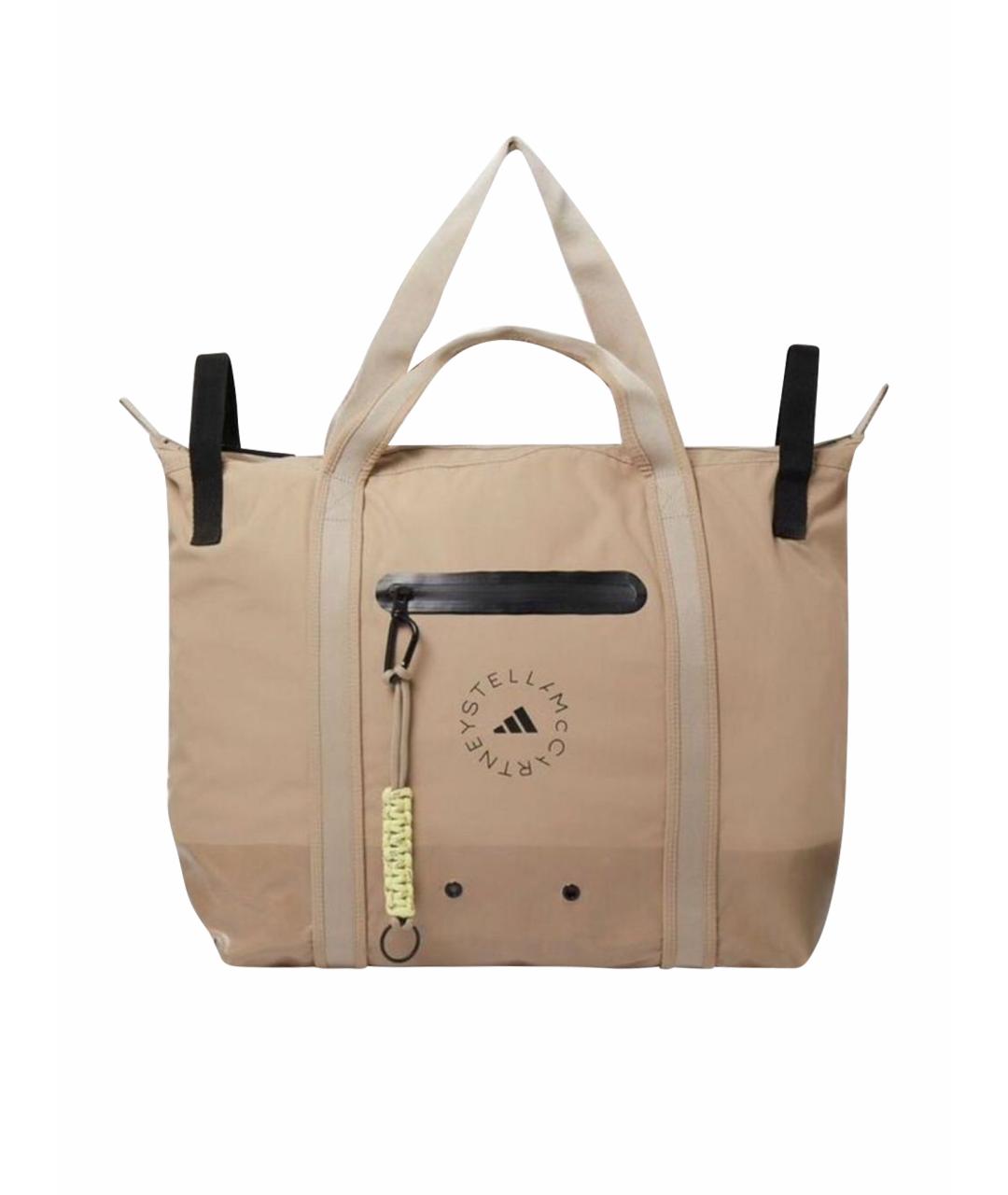 ADIDAS BY STELLA MCCARTNEY Бежевая тканевая дорожная/спортивная сумка, фото 1