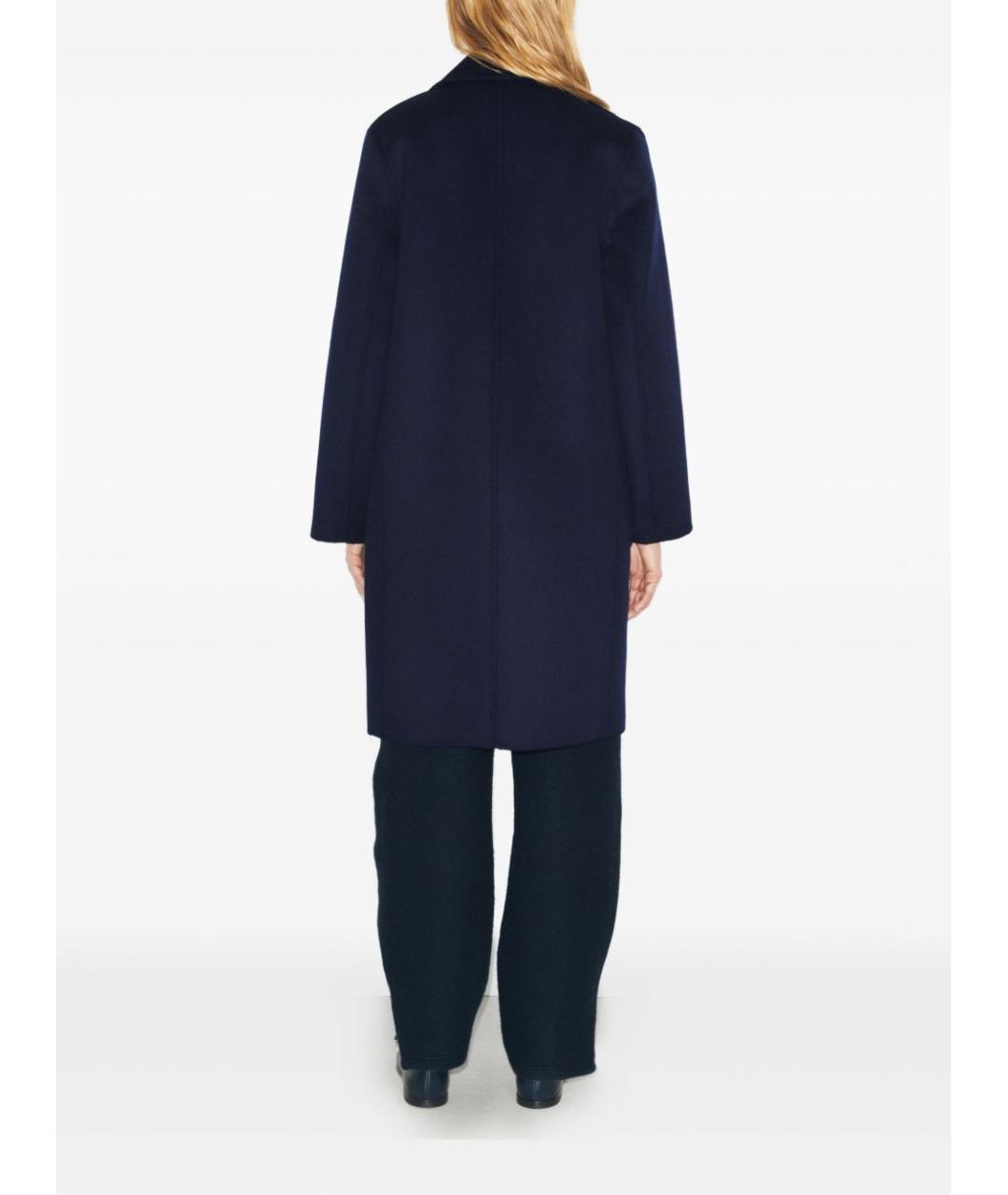TORY BURCH Синее шерстяное пальто, фото 5