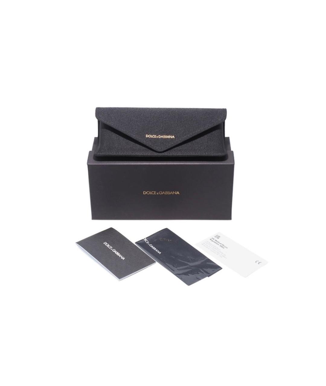 DOLCE&GABBANA Коричневые пластиковые солнцезащитные очки, фото 4
