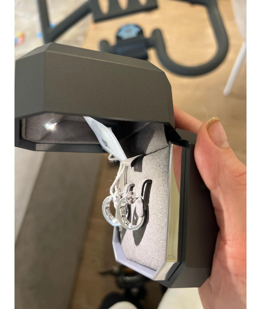 MESSIKA Серебряные серьги из белого золота, фото 3