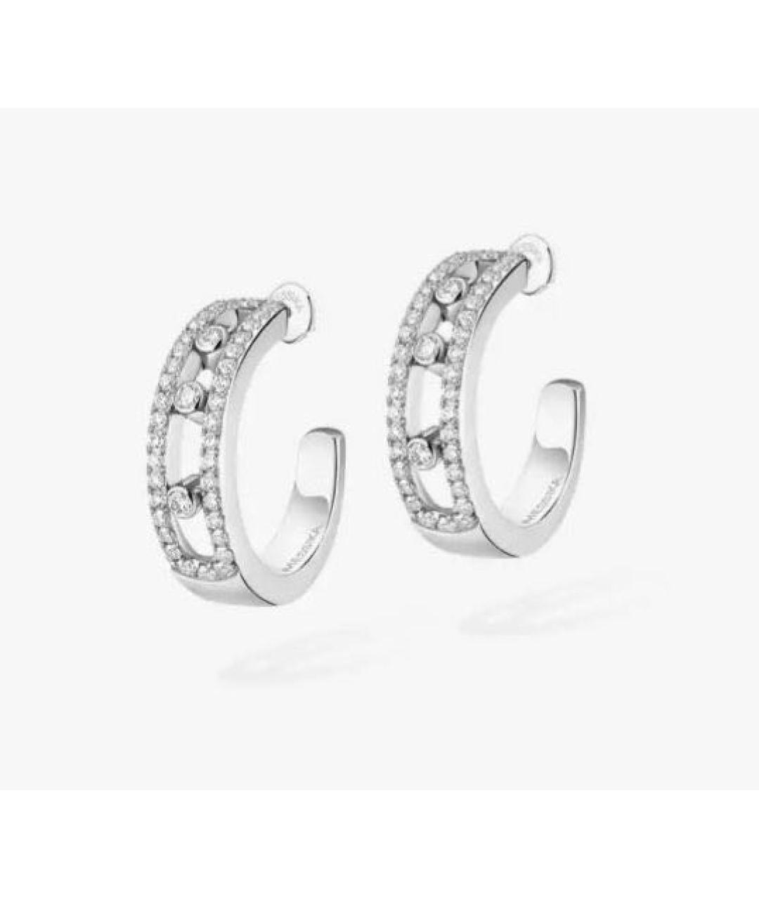 MESSIKA Серебряные серьги из белого золота, фото 6