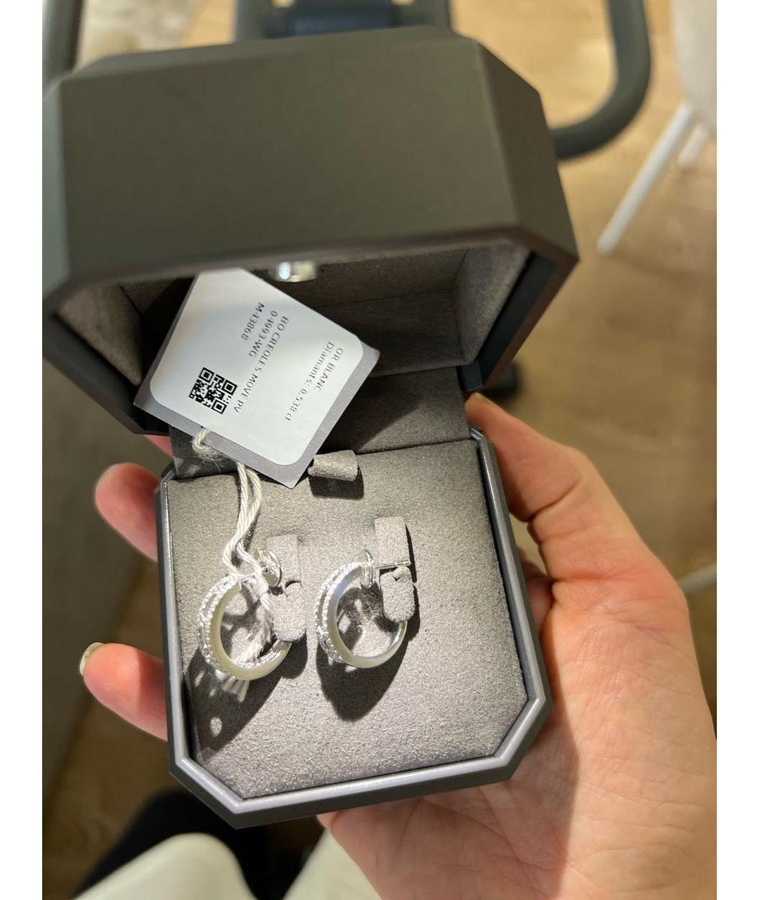 MESSIKA Серебряные серьги из белого золота, фото 2