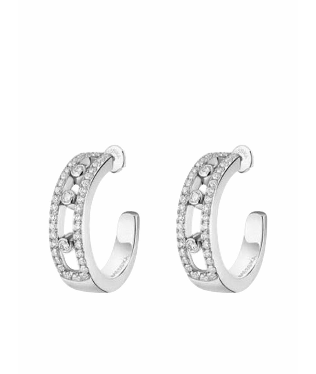 MESSIKA Серебряные серьги из белого золота, фото 1