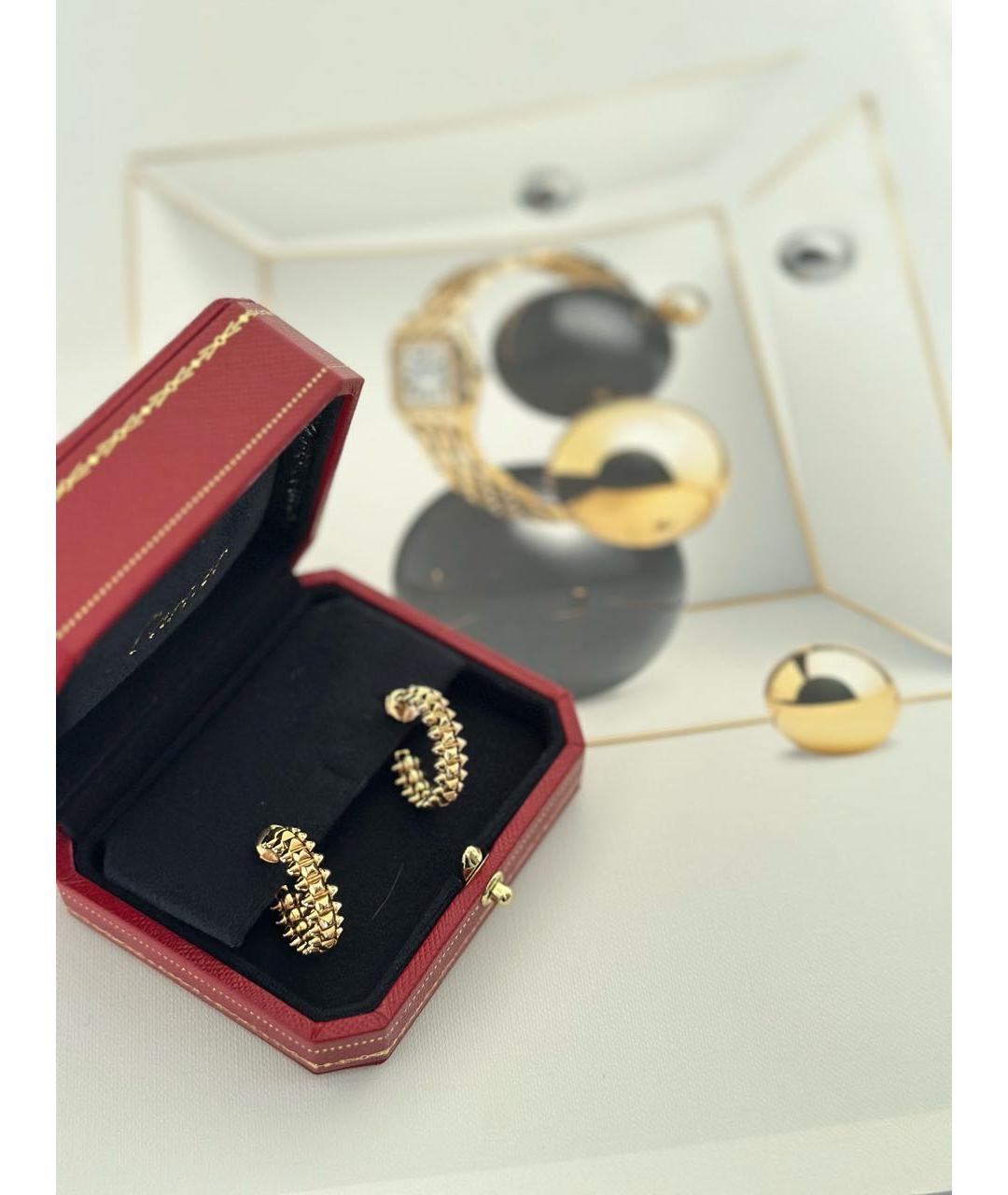 CARTIER Золотые серьги из розового золота, фото 9