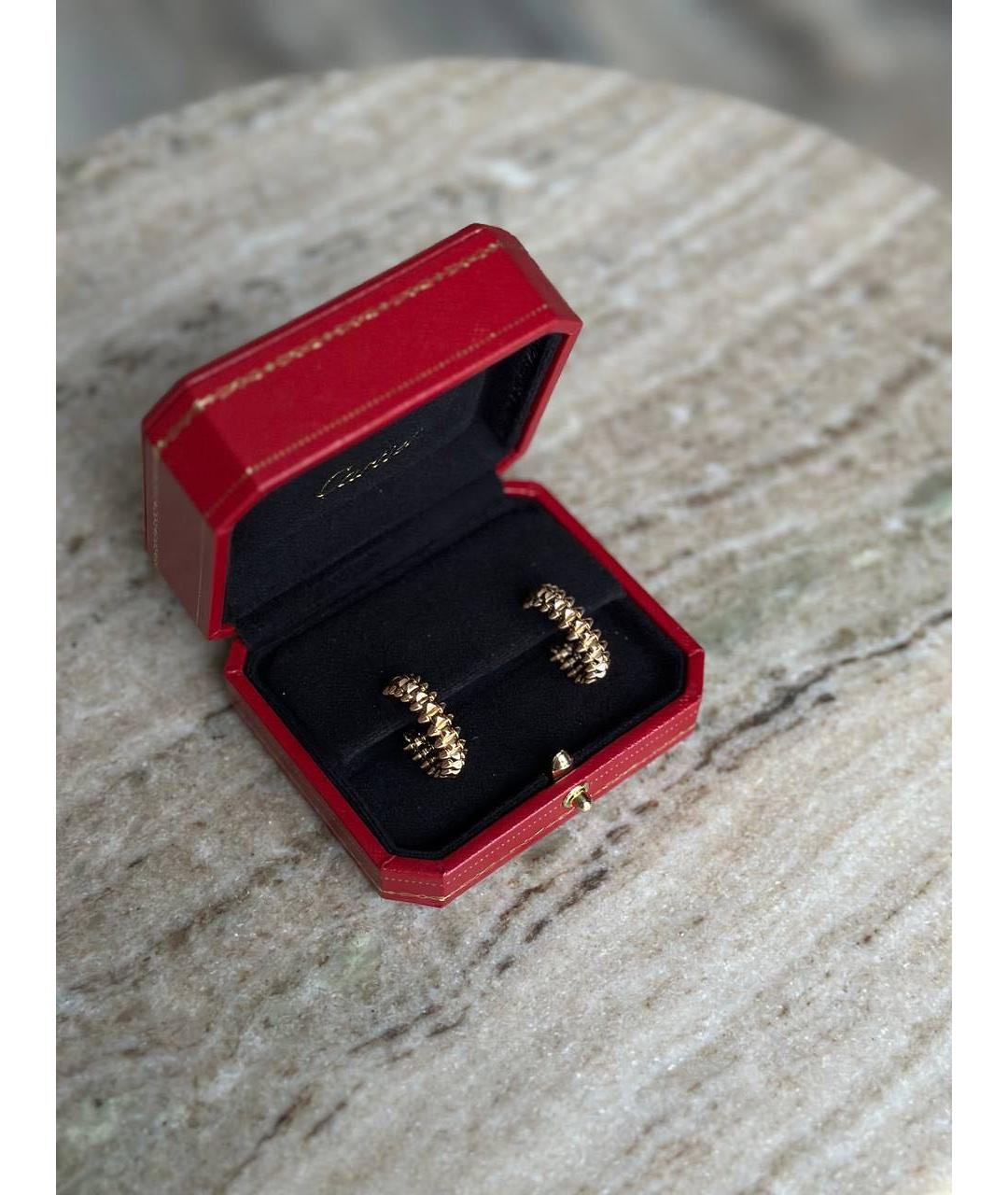 CARTIER Золотые серьги из розового золота, фото 7