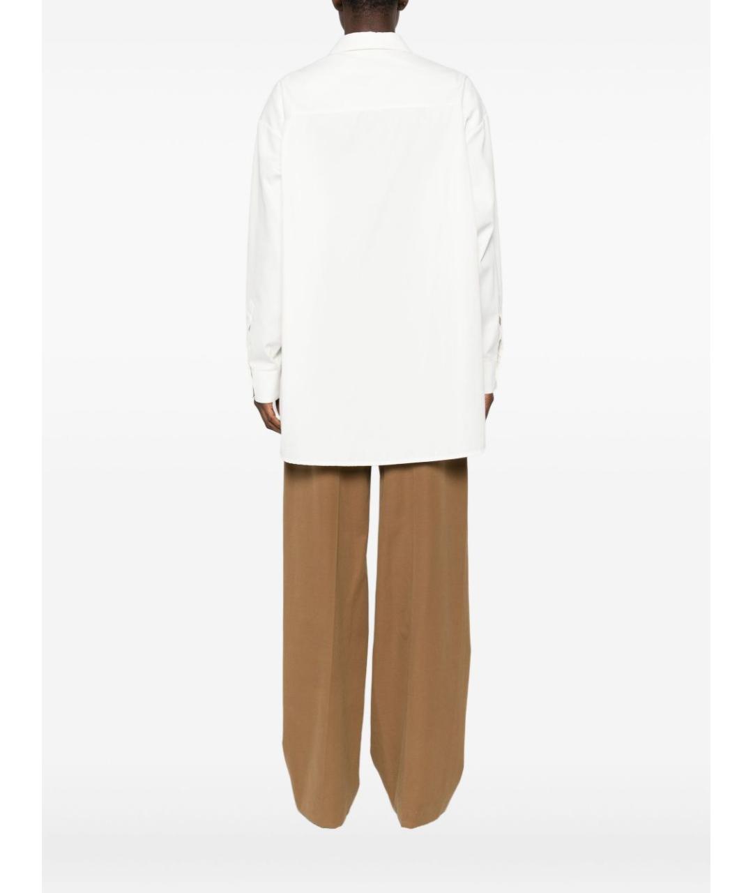 THE ROW Белая хлопковая рубашка, фото 4