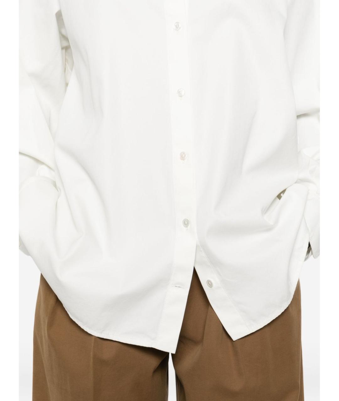 THE ROW Белая хлопковая рубашка, фото 5