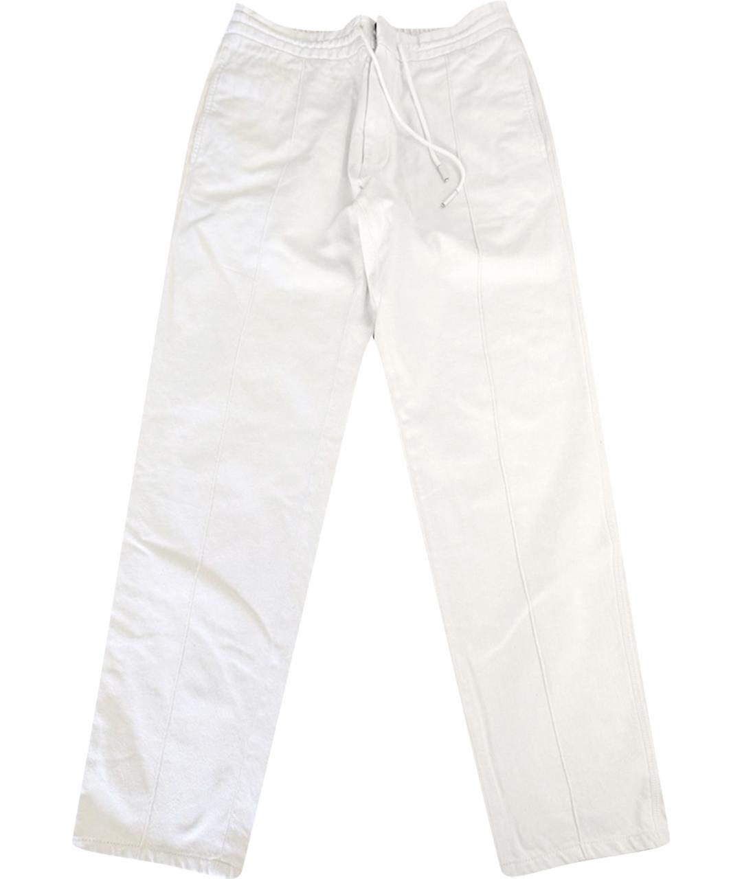 ERMENEGILDO ZEGNA XXX Бежевые хлопковые повседневные брюки, фото 1