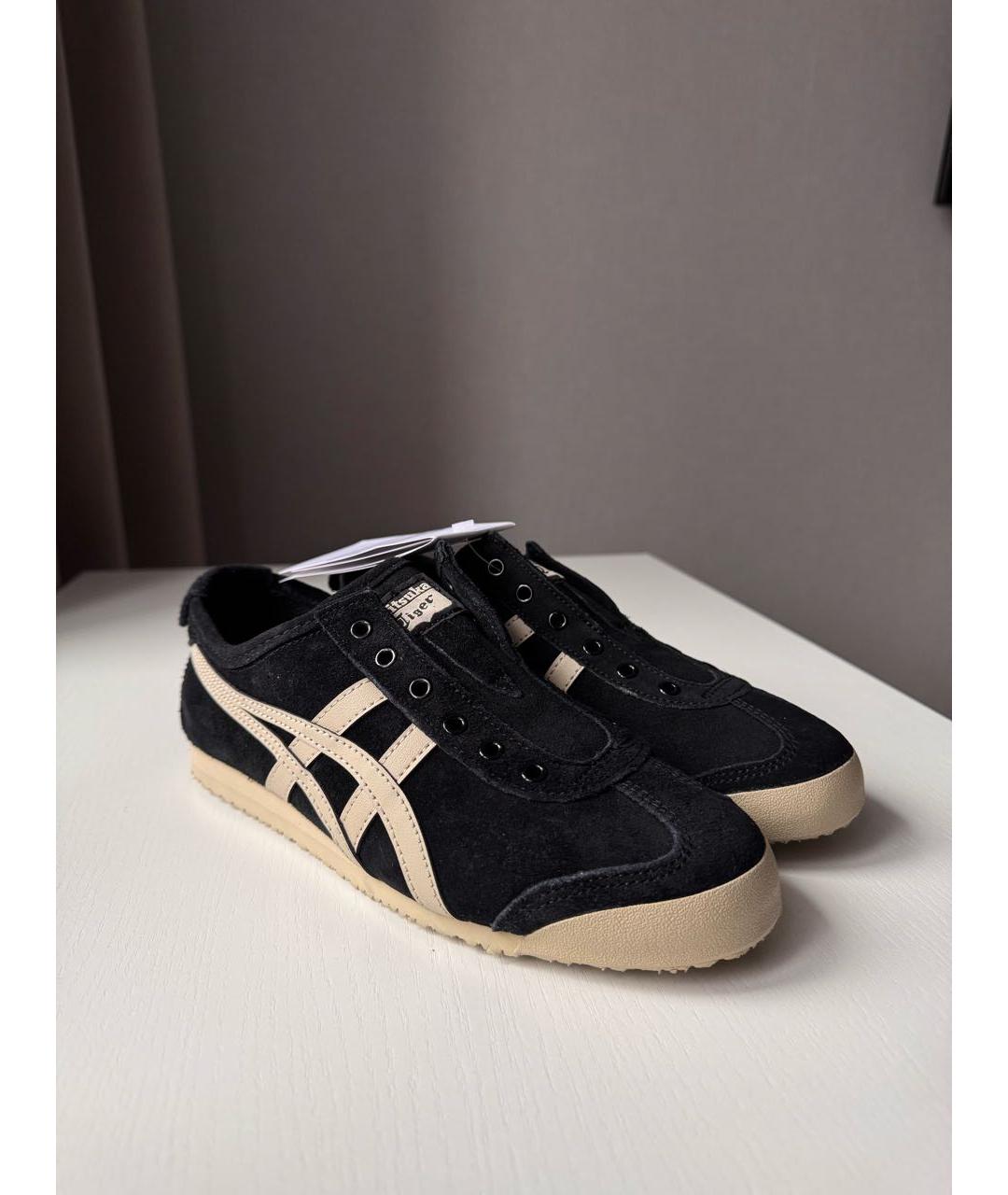 ONITSUKA TIGER Черные замшевые кеды, фото 2