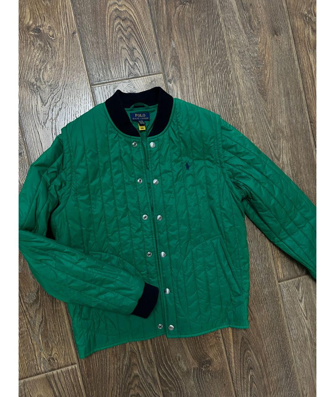 POLO RALPH LAUREN Зеленая синтетическая куртка, фото 5