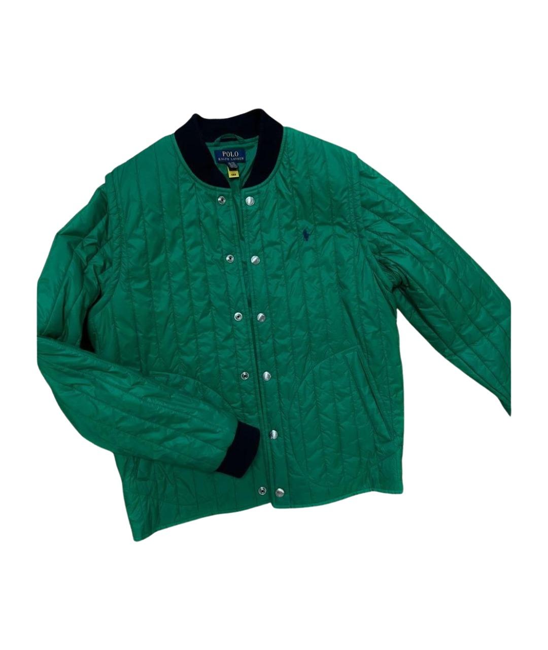 POLO RALPH LAUREN Зеленая синтетическая куртка, фото 1